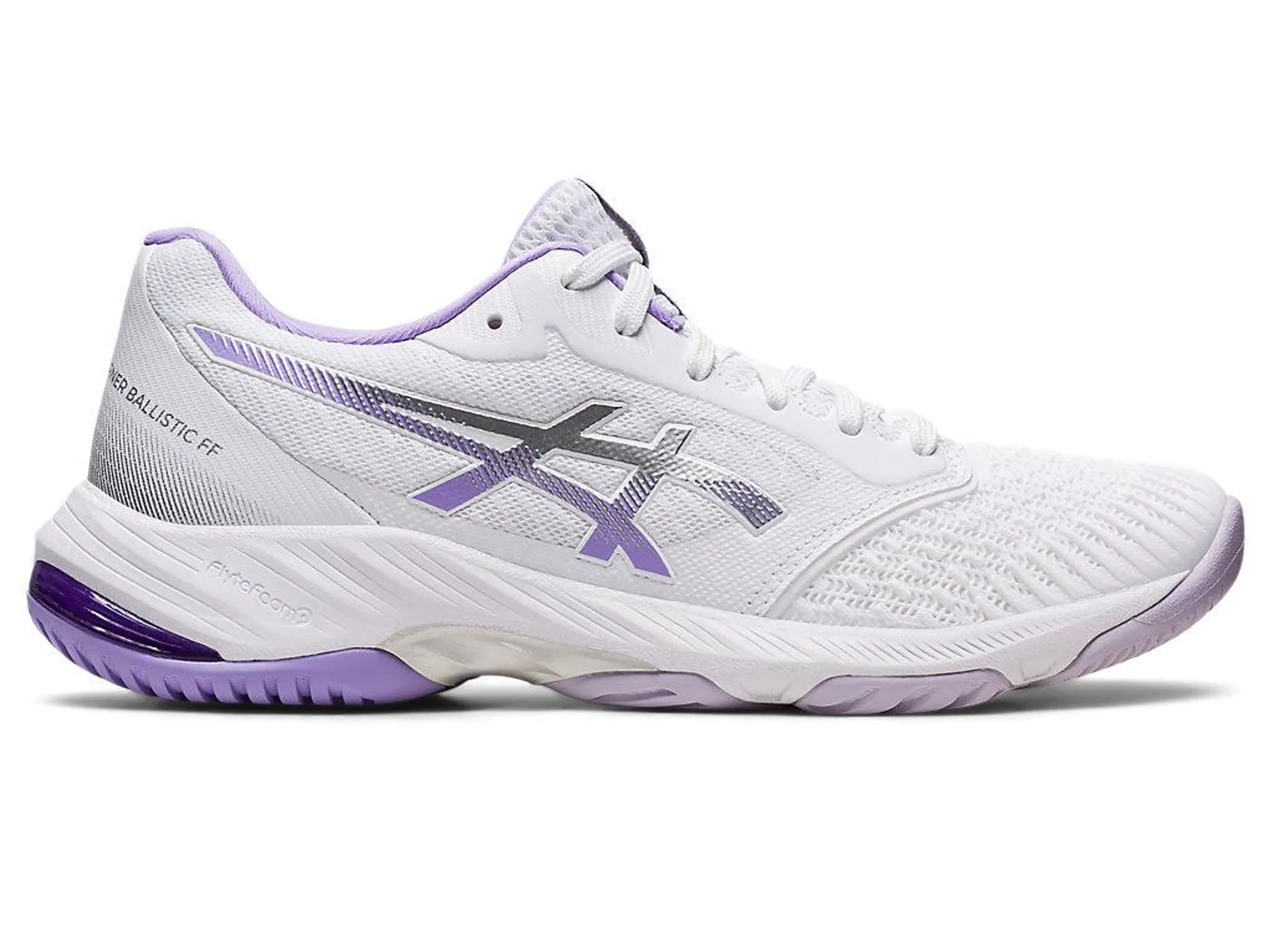 Asics Netburner Ballistic FF 3 - Womens - White/Violet