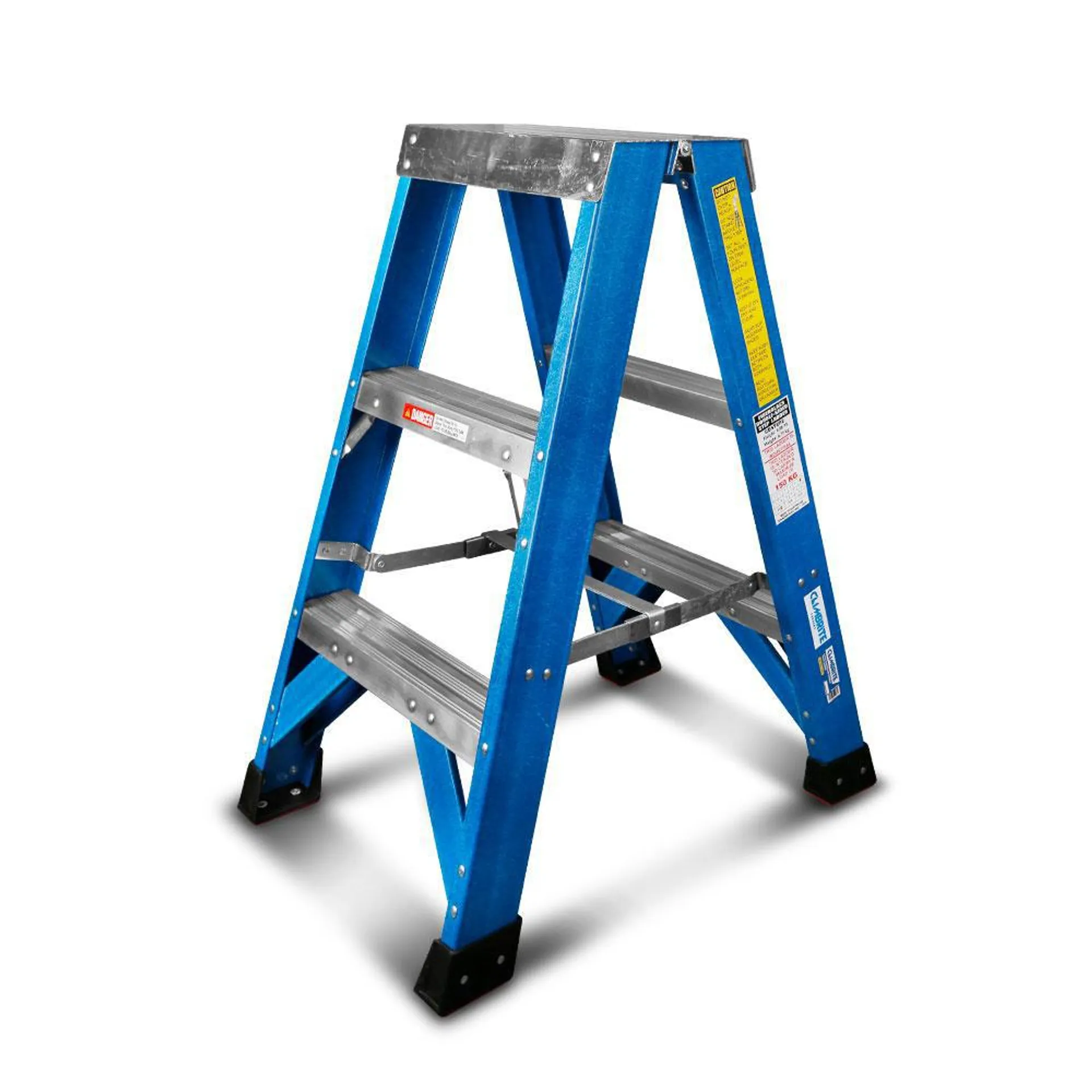 Climbrite CDSTEP2 0.9m 2 Step Fiberglass Double Sided Ladder