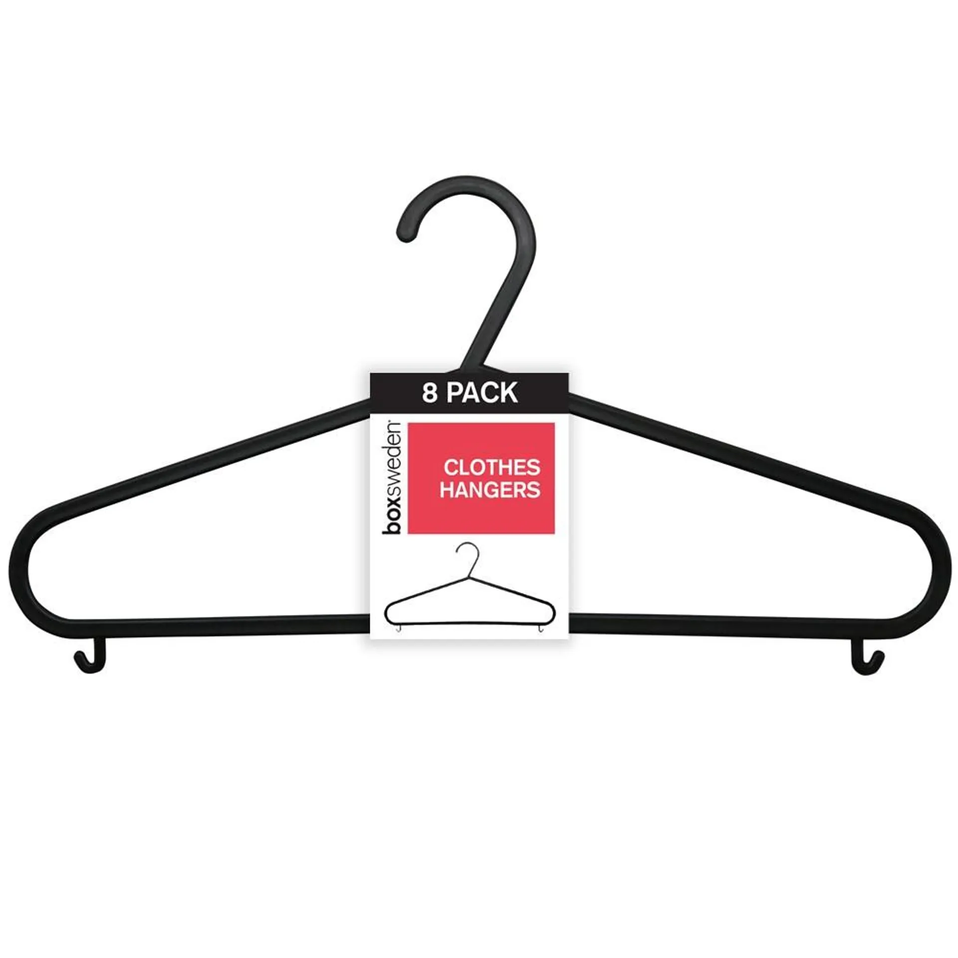 Plastic Clothes Hangers 8pk