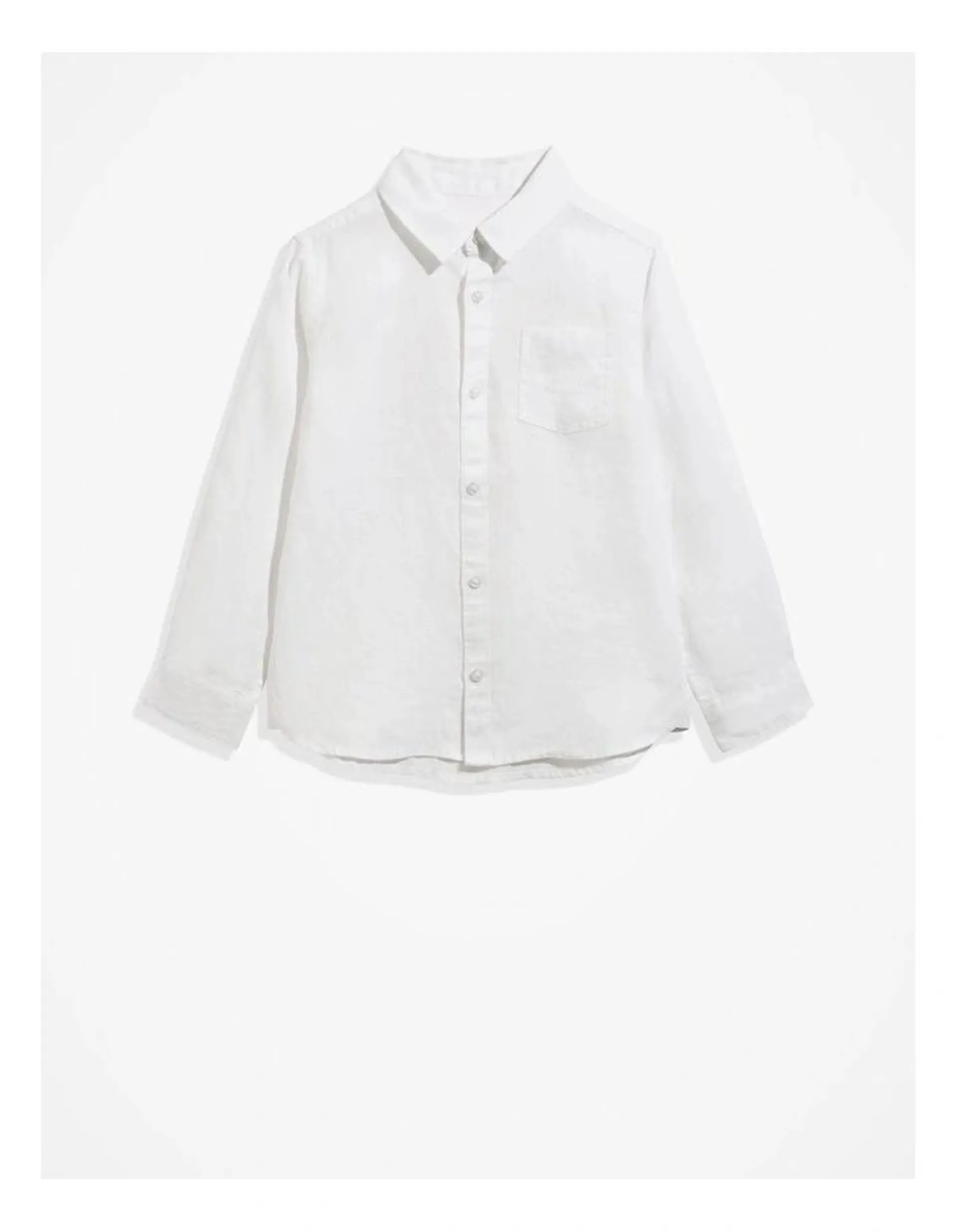 Organically Grown Linen Shirt in White