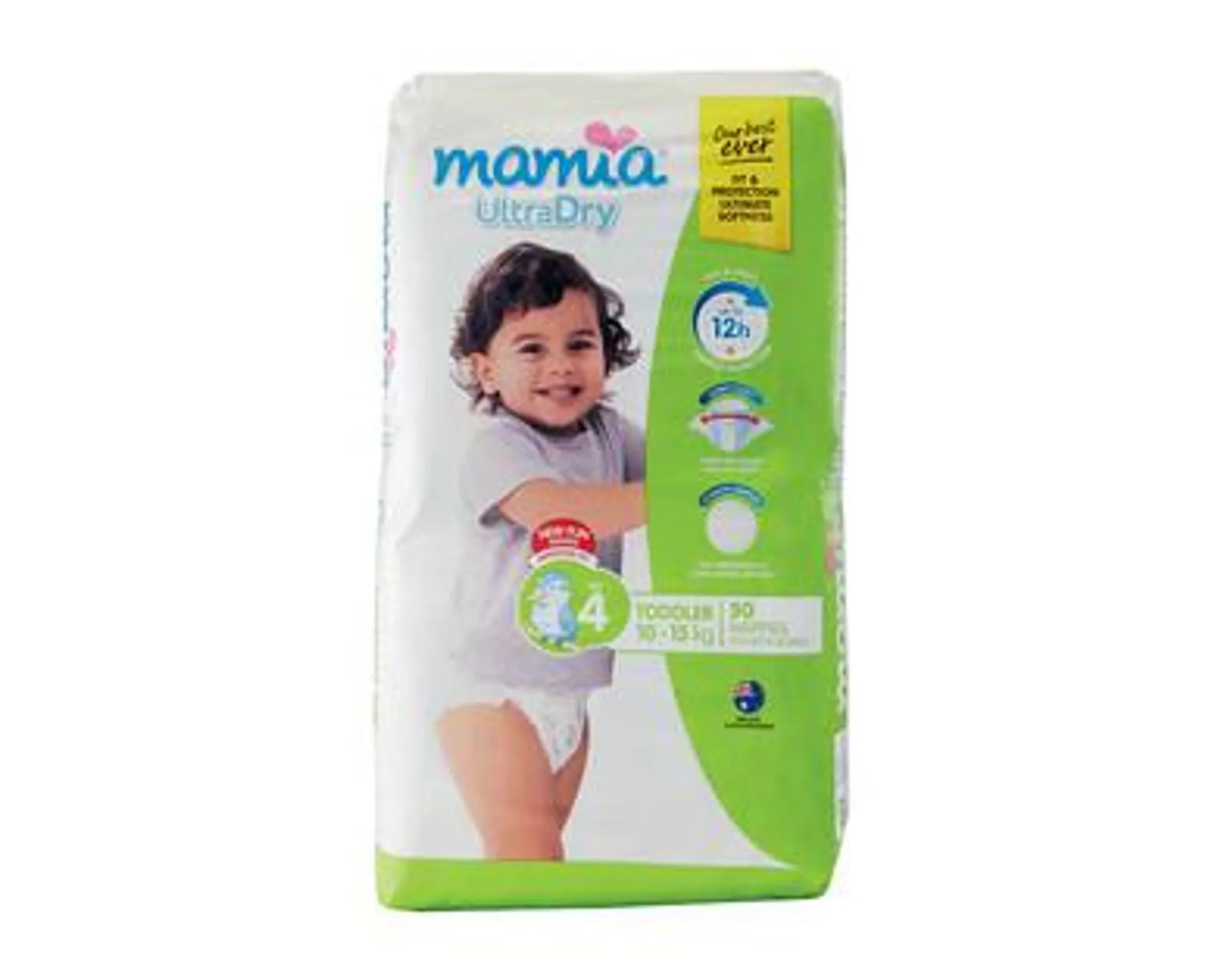 MAMIA ® Unisex Toddler Nappies 10kg-15kg 50pk
