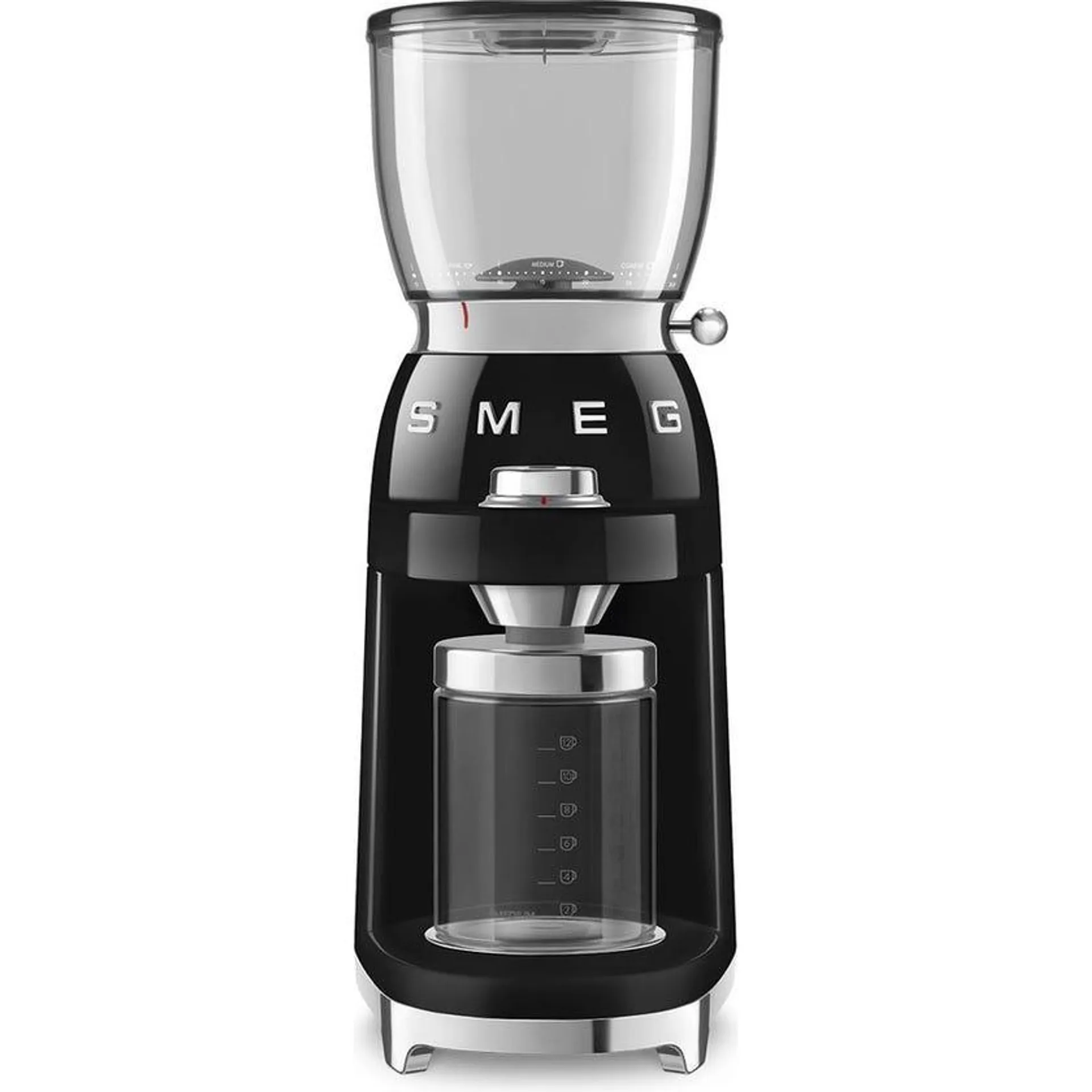 Smeg CGF01BLAU Black Coffee Grinder