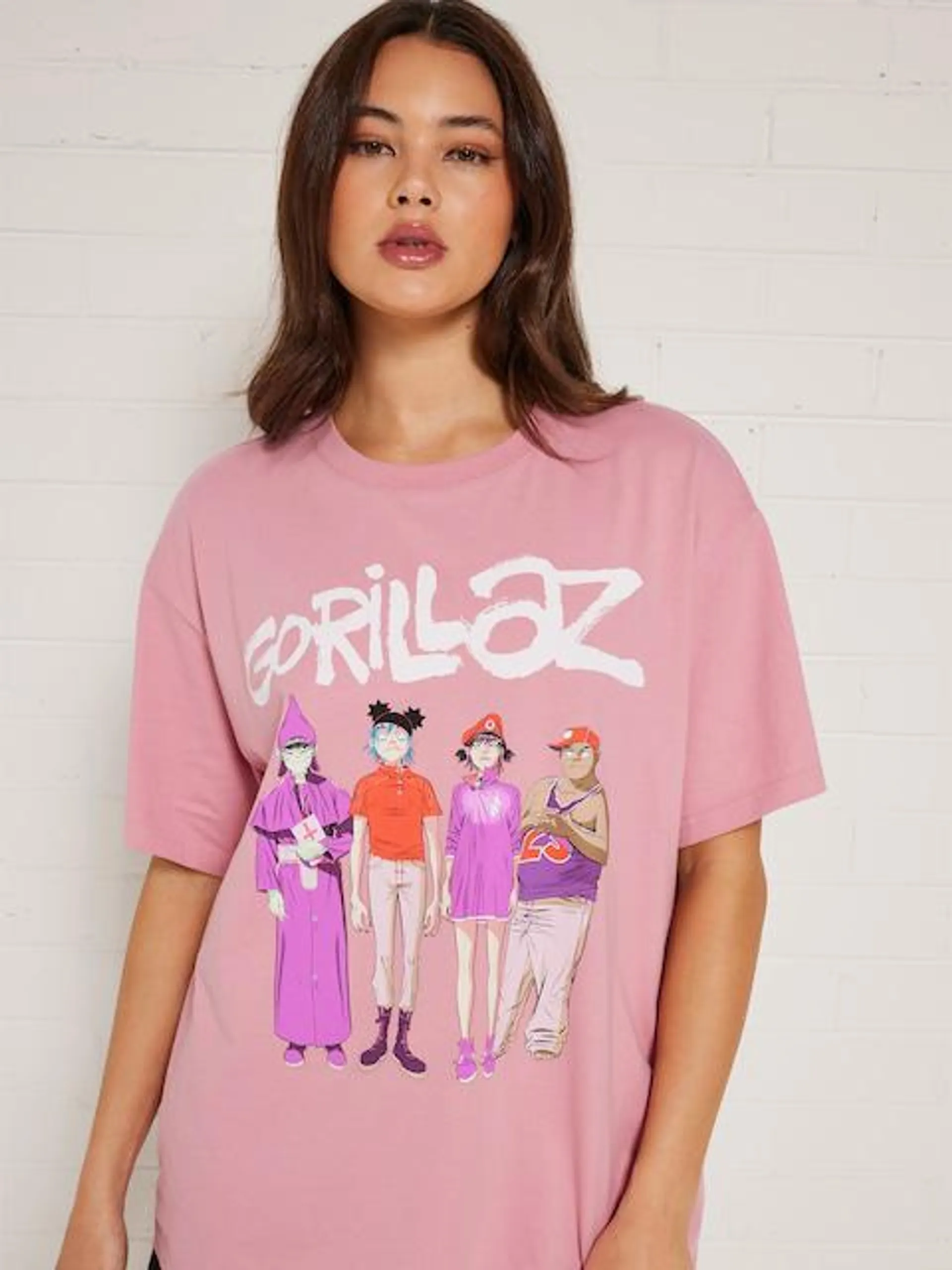 Music Gorillaz Oversized Tee