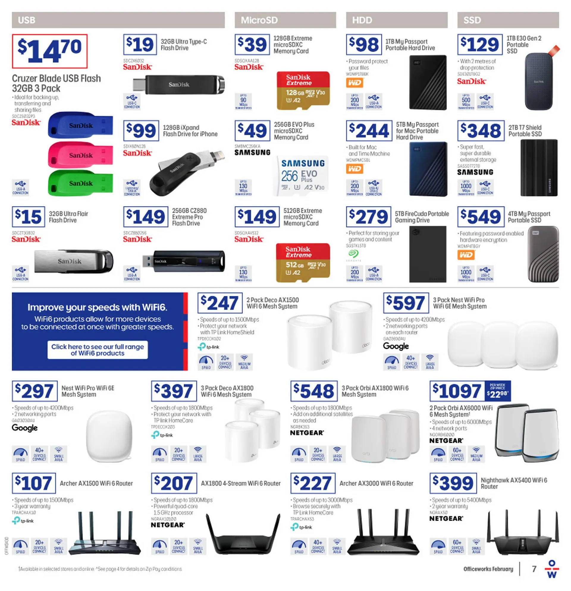 Officeworks catalogue - Catalogue valid from 1 February to 15 February 2024 - page 7