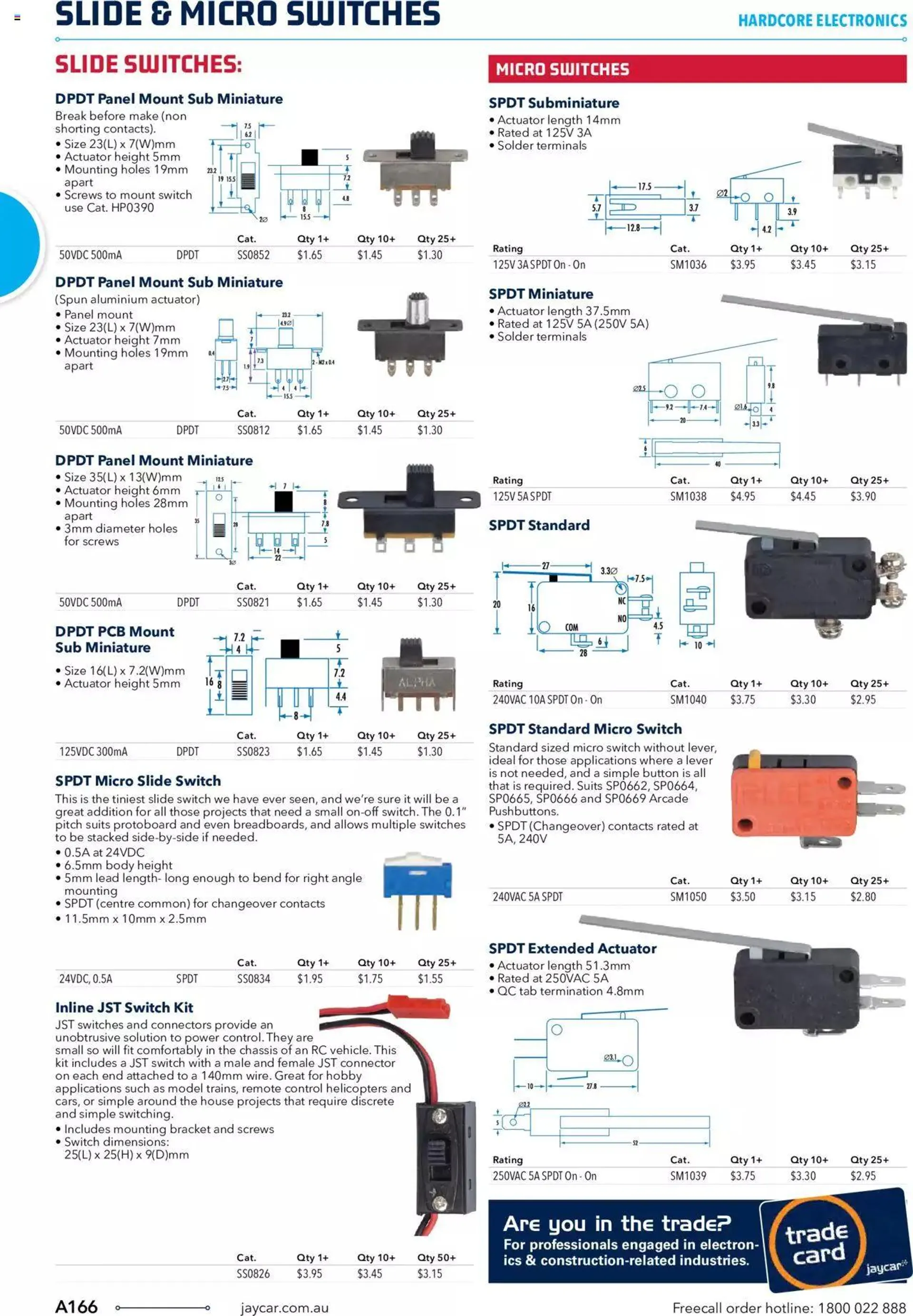 Jaycar Engineering And Scientific Catalogue Back - Catalogue valid from 27 October to 31 January 2024 - page 166