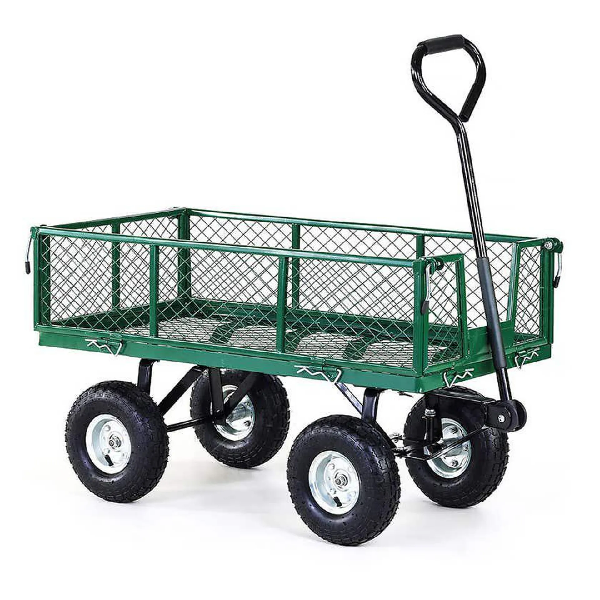 Garden Cart with Mesh Liner Folding Trolley