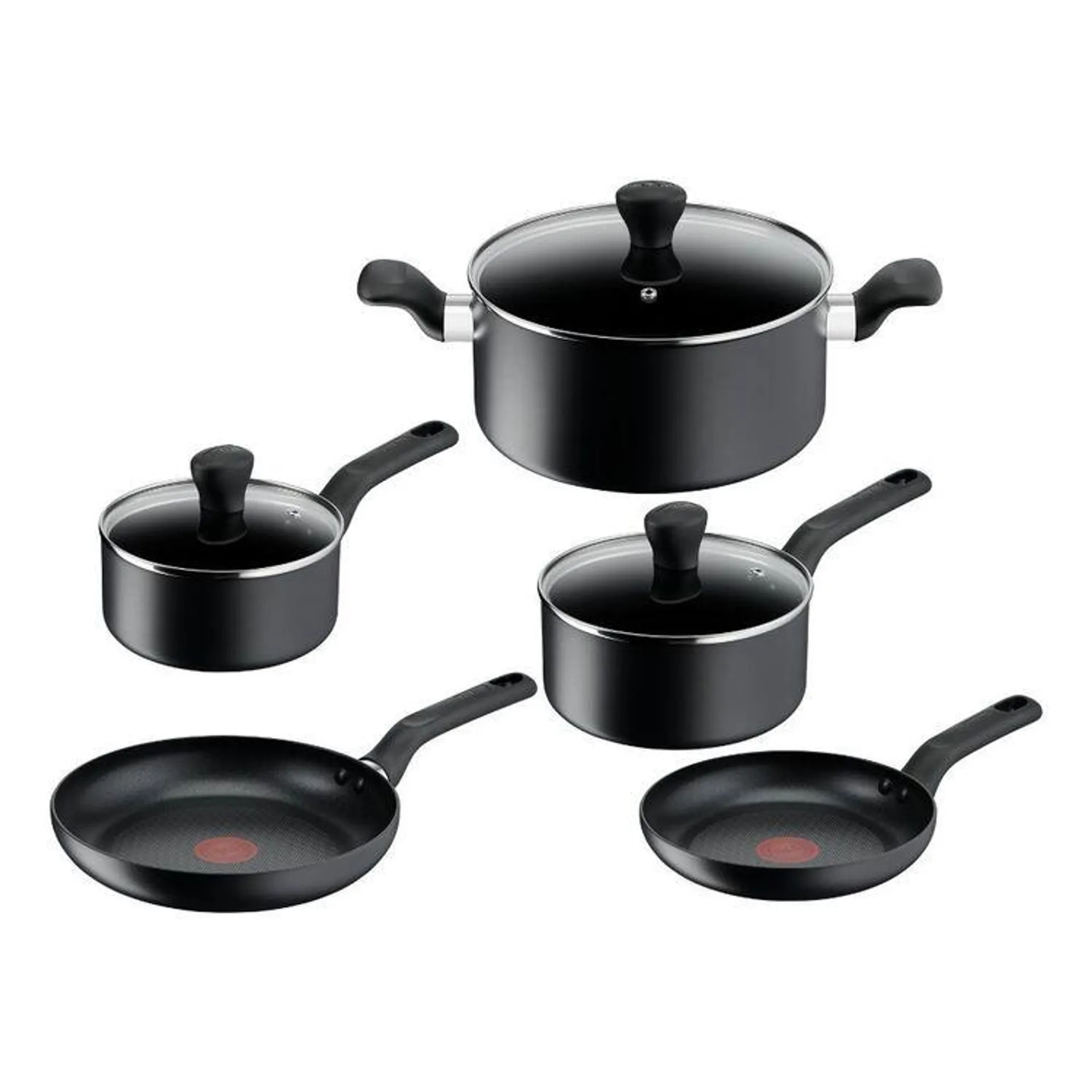 Tefal Comfort Non-Stick 5 Piece Set Black