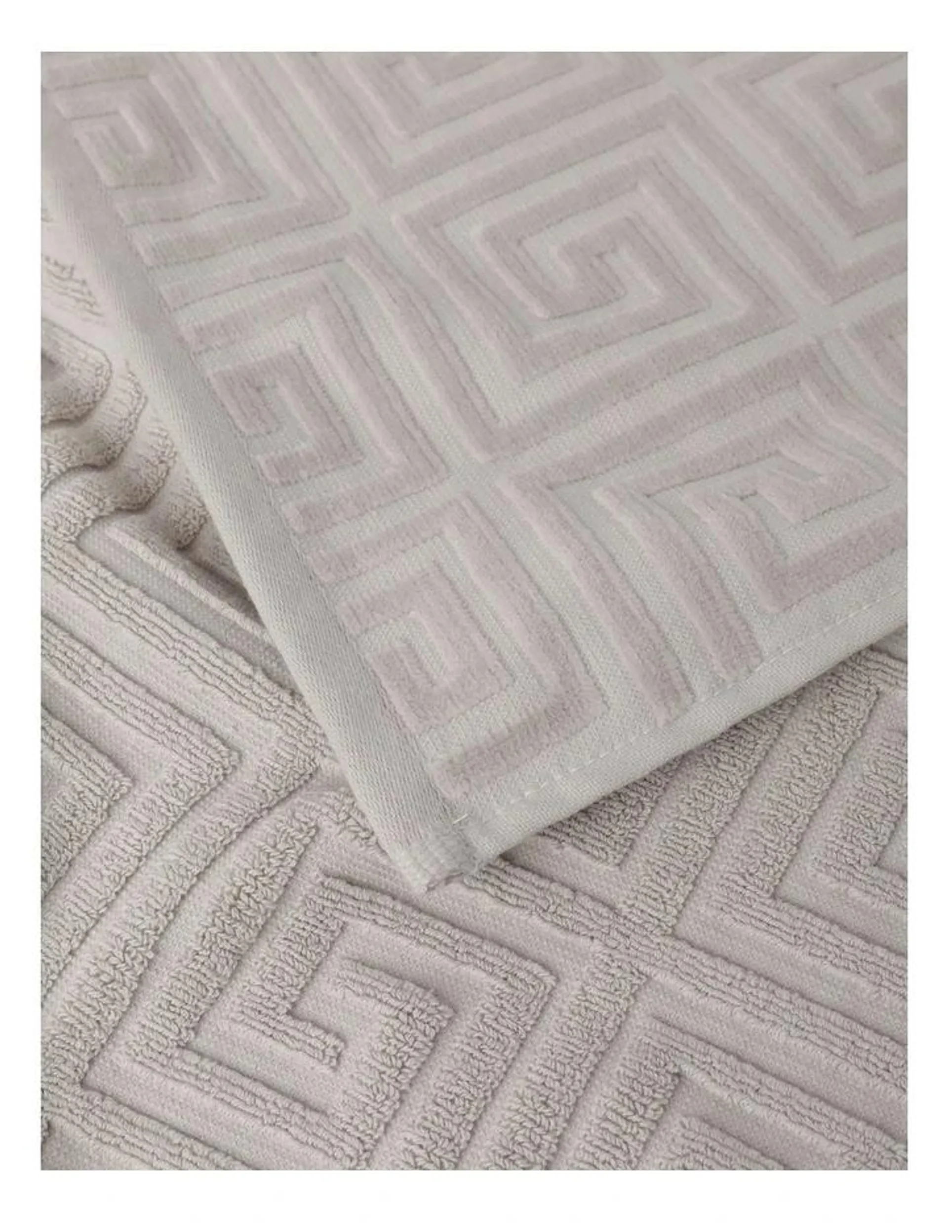 Grecian Towel Range in Silver