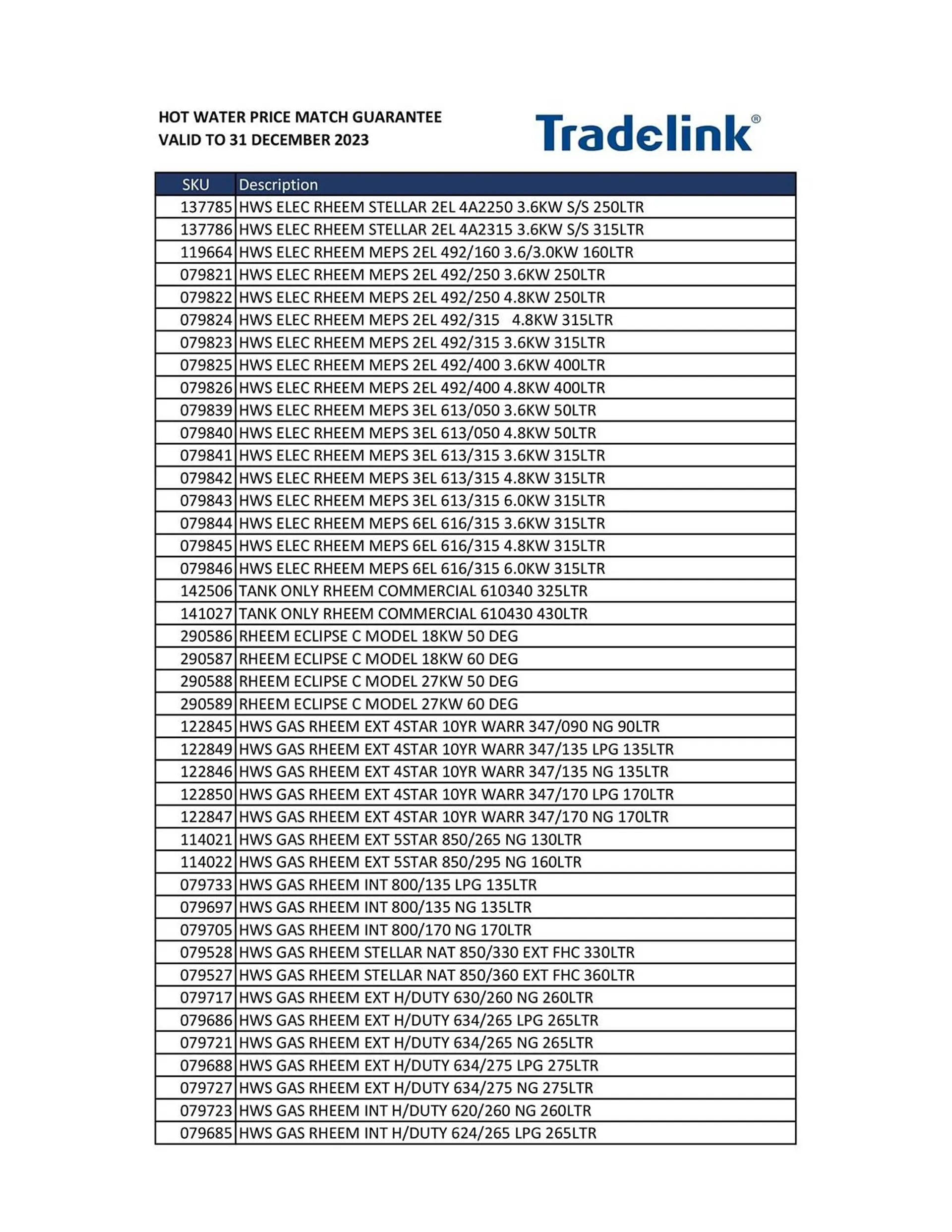 Tradelink catalogue - Catalogue valid from 19 October to 31 December 2023 - page 3