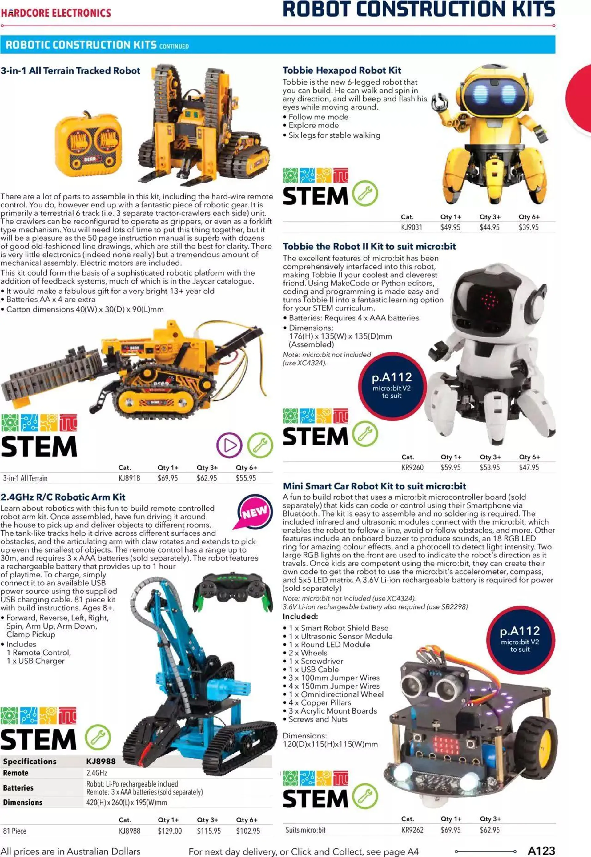 Jaycar Engineering And Scientific Catalogue Back - Catalogue valid from 27 October to 31 January 2024 - page 123