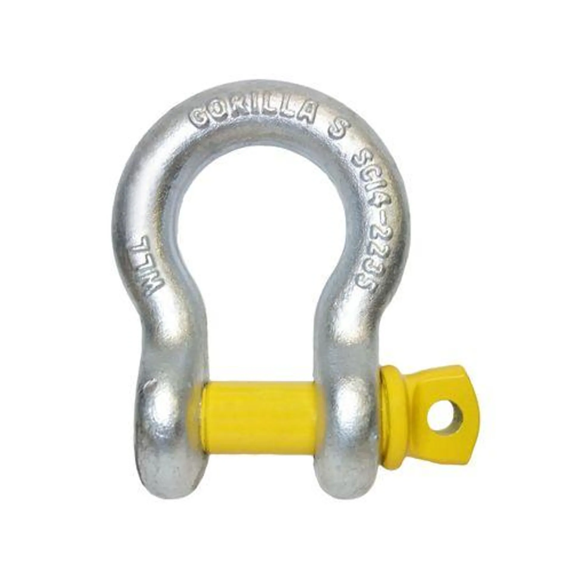 Gorilla 11mm 1.5T Grade S Lifting Bow Shackle