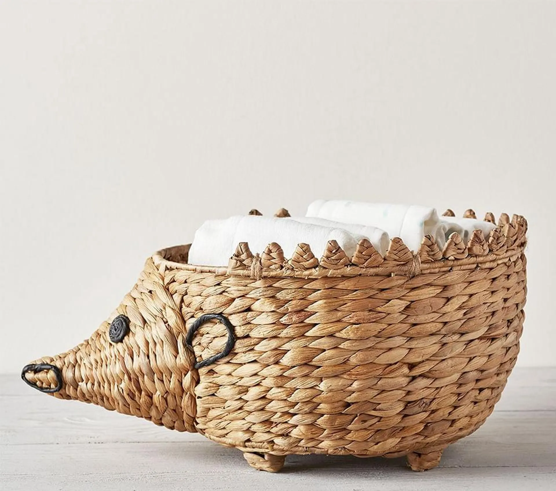 Shaped Hedgehog Nappy Caddy