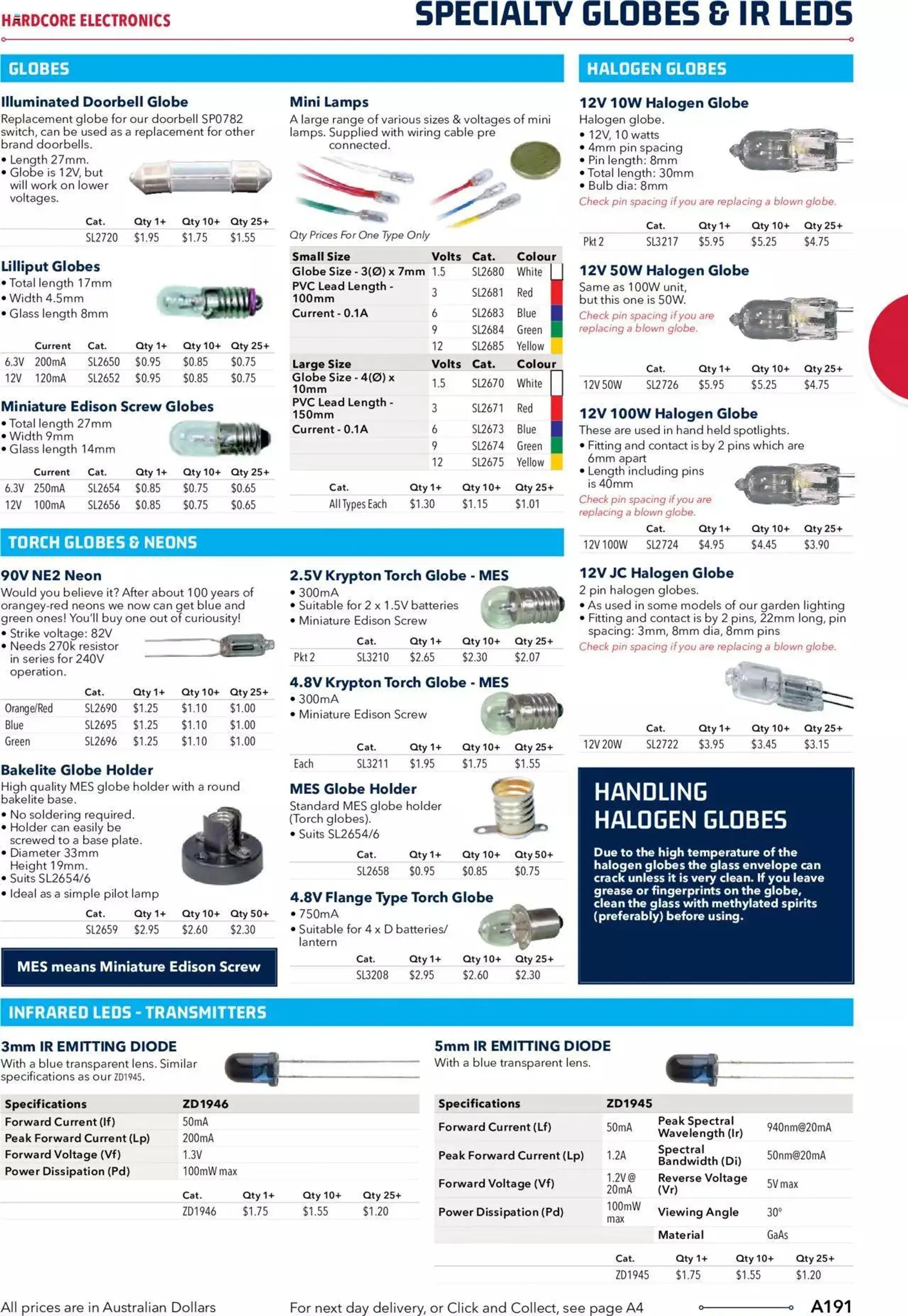 Jaycar Engineering And Scientific Catalogue Back - Catalogue valid from 27 October to 31 January 2024 - page 191