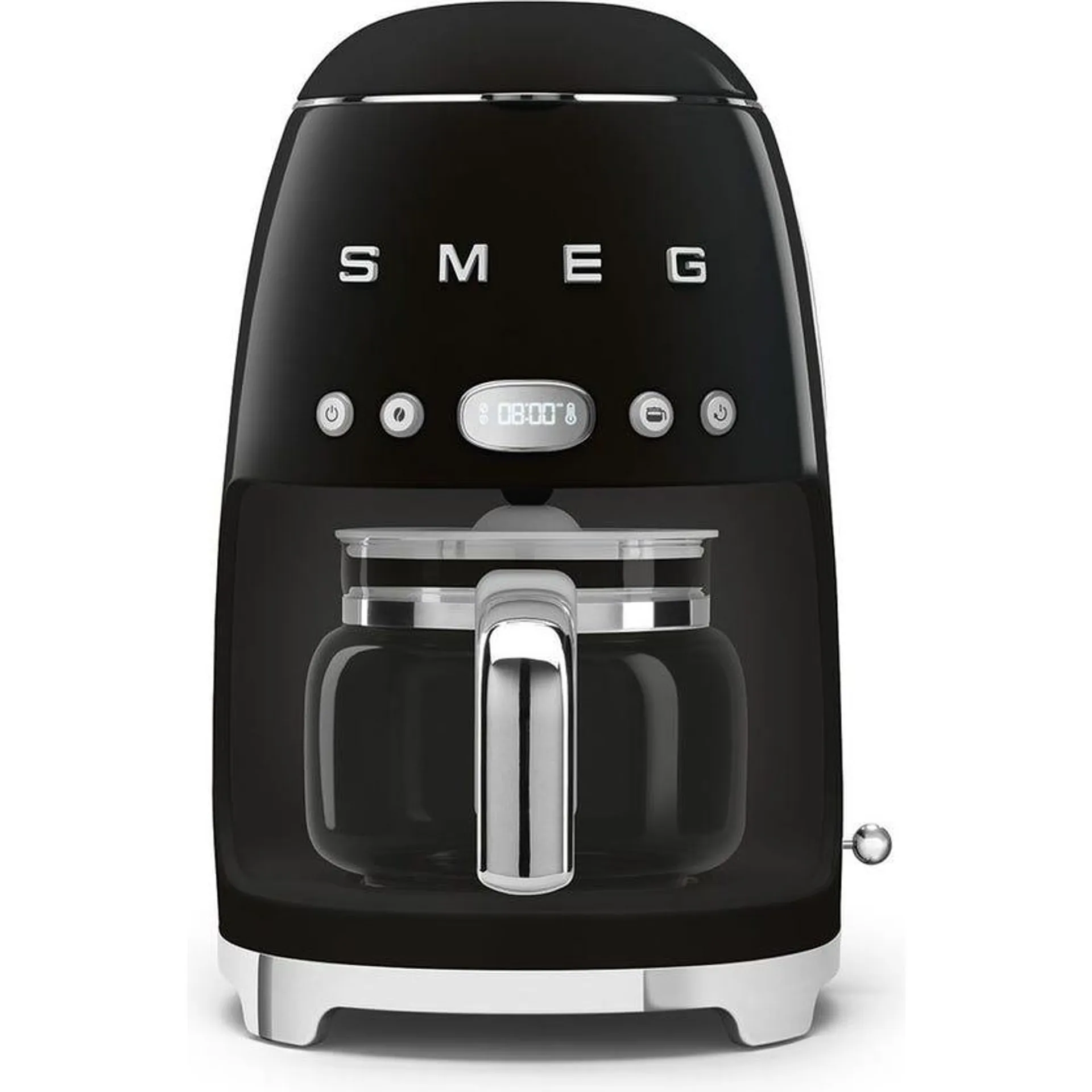 Smeg DCF02BLAU Black Freestanding Drip Filter Coffee Machine