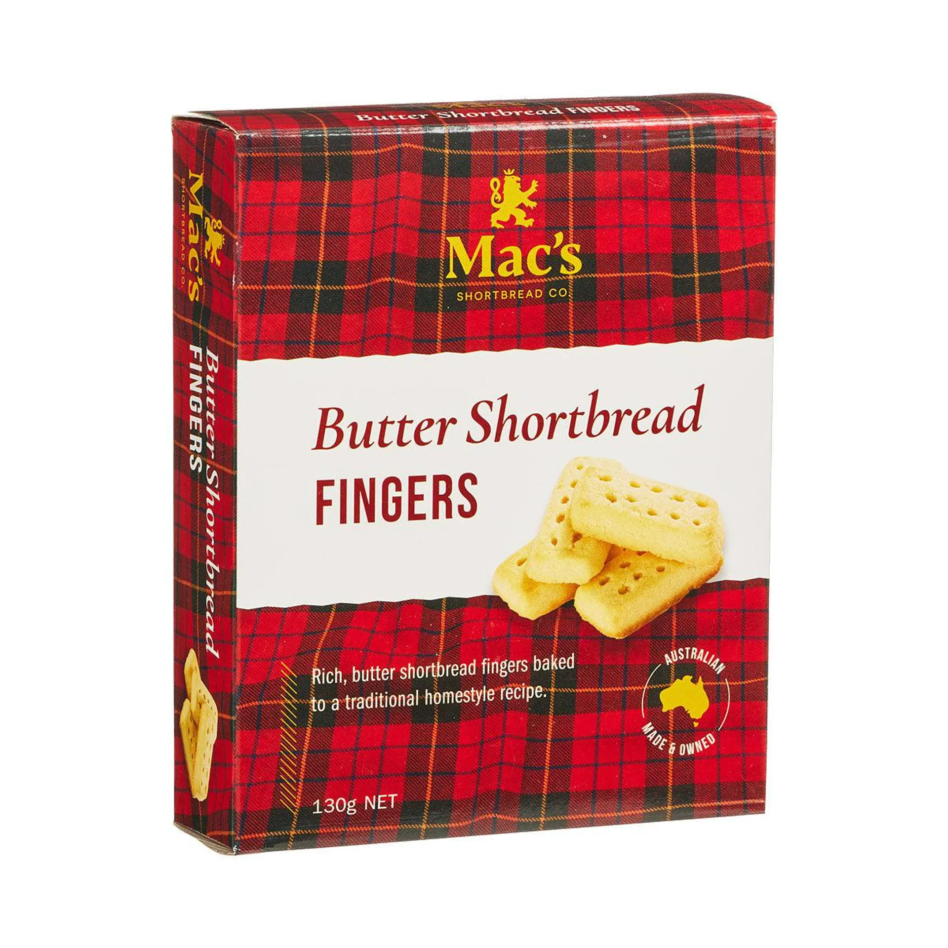 Mac's Shortbread Fingers 130g