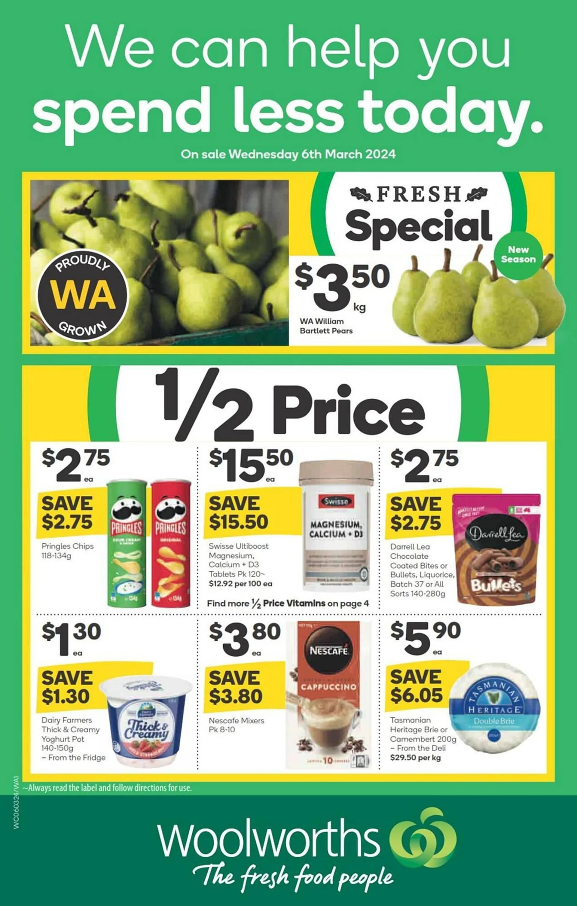 Woolworths catalogue - Catalogue valid from 6 March to 12 March 2024 - page 1
