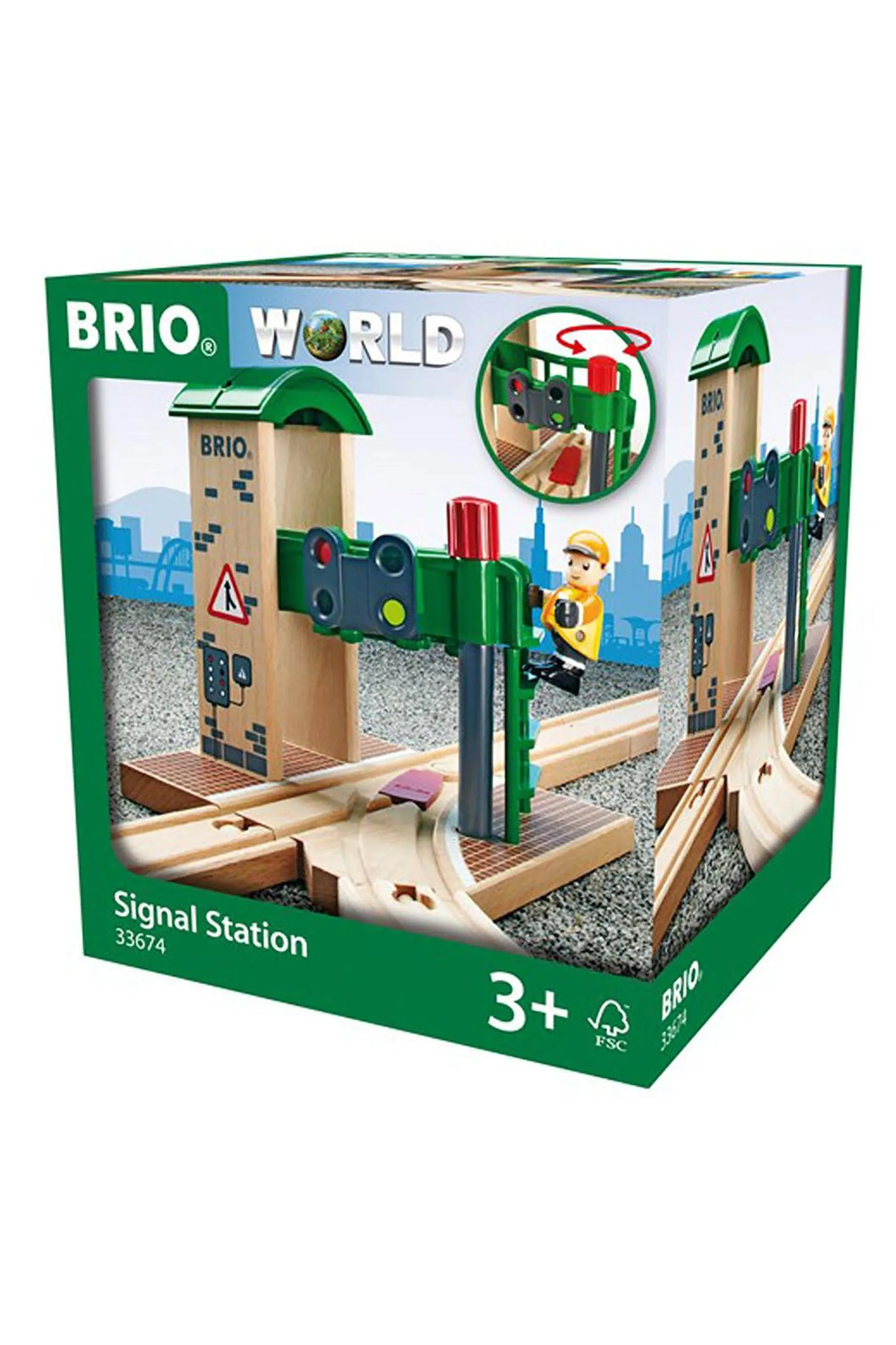 BRIO 33674 Railway Signal Station