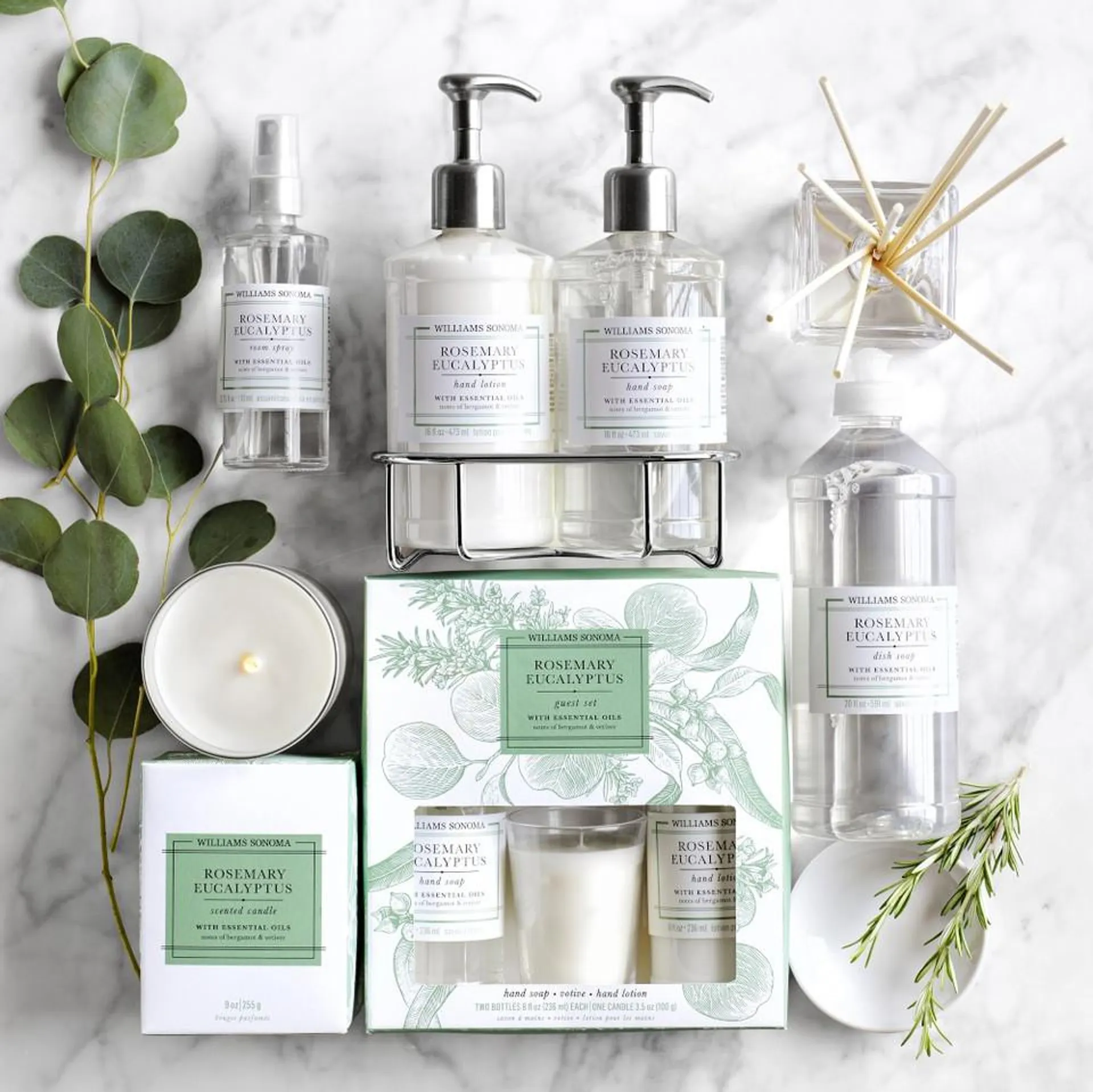 Williams Sonoma Rosemary Eucalyptus Essential Oils Collection