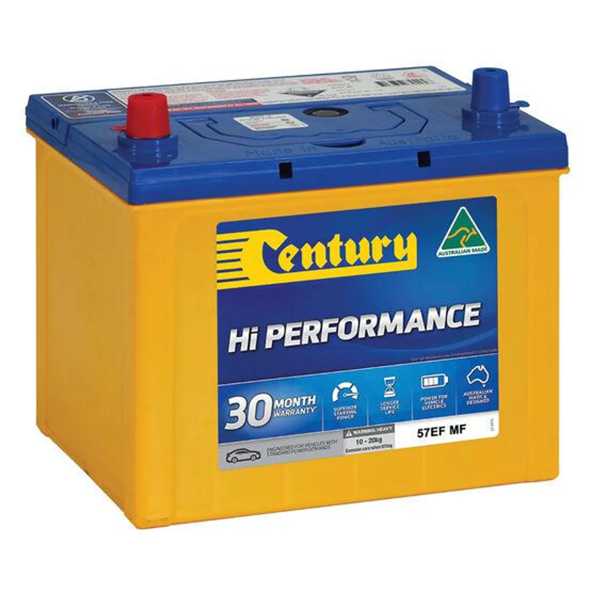 Century Hi Performance Car Battery 57EF MF