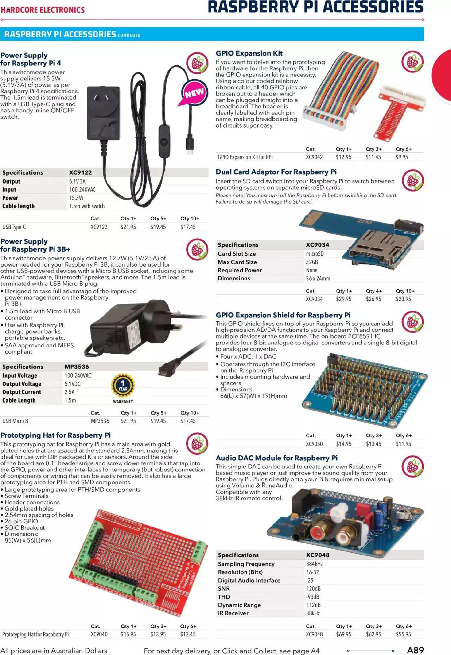 Jaycar Engineering And Scientific Catalogue Back - Catalogue valid from 27 October to 31 January 2024 - page 89