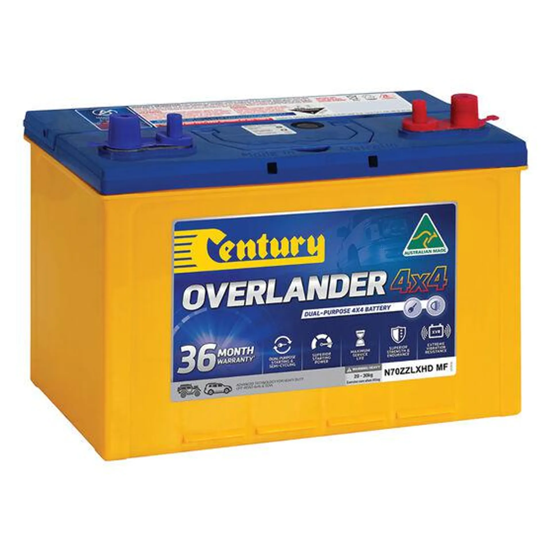 Century Overlander 4x4 Battery N70ZZLXHD MF