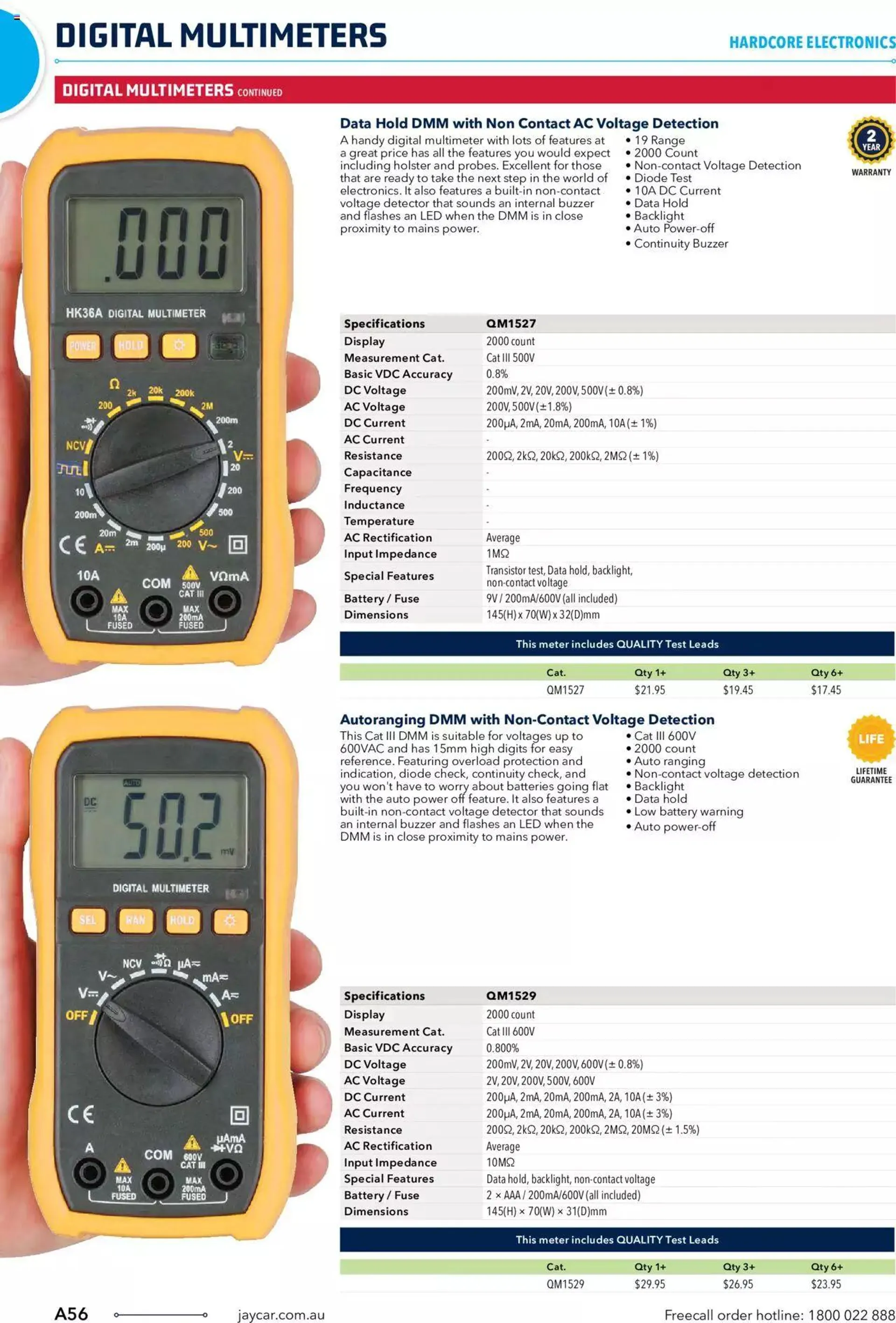 Jaycar Engineering And Scientific Catalogue Back - Catalogue valid from 27 October to 31 January 2024 - page 56