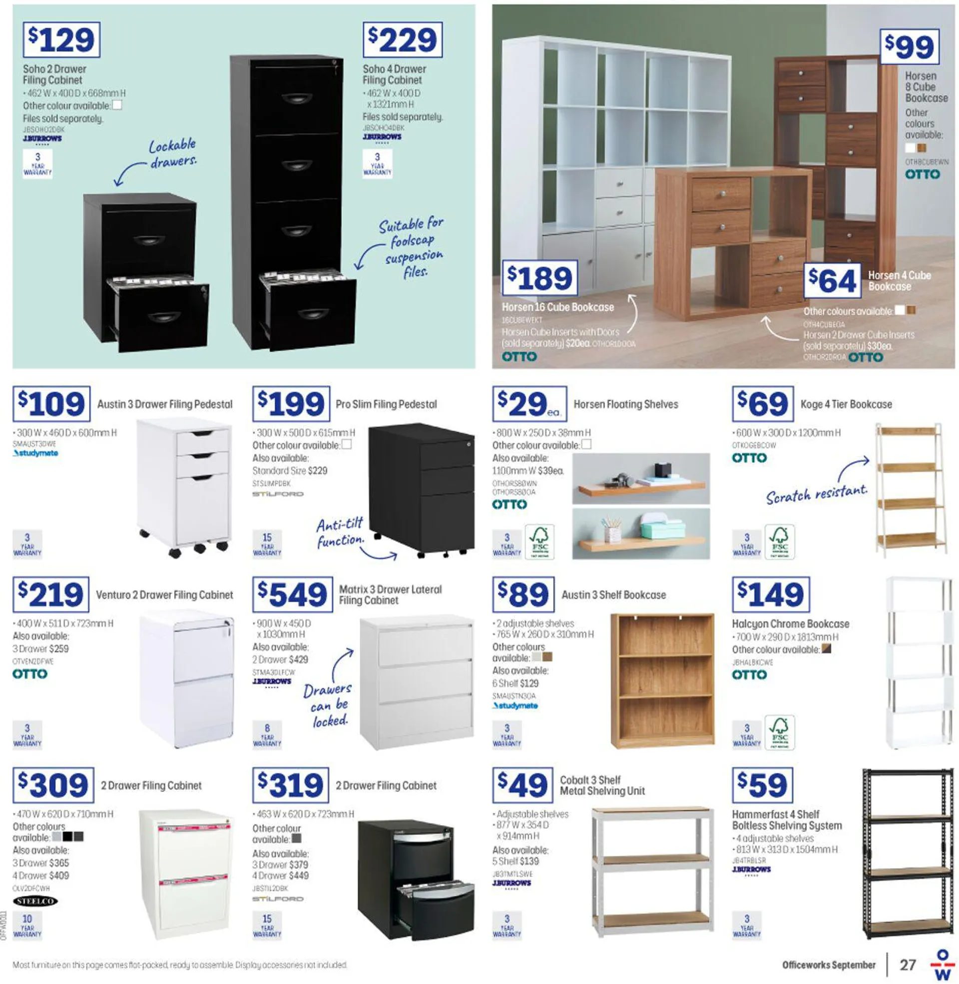 Officeworks Current catalogue - 27