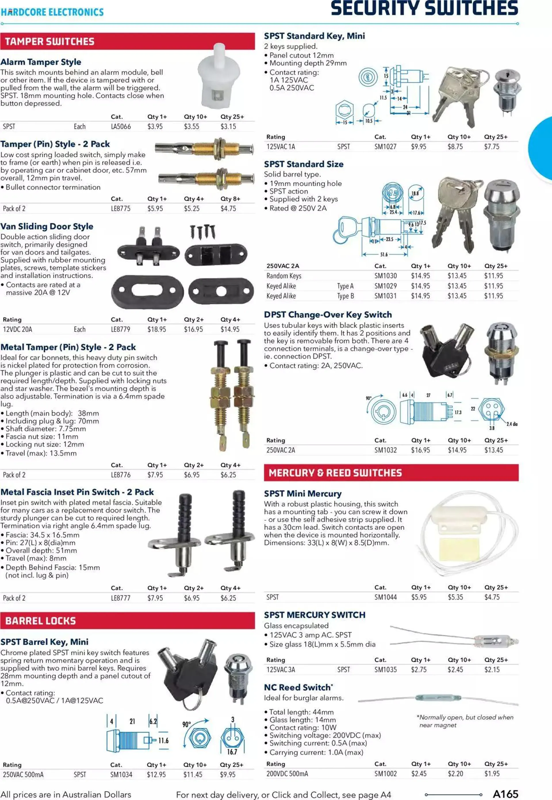 Jaycar Engineering And Scientific Catalogue Back - Catalogue valid from 27 October to 31 January 2024 - page 165