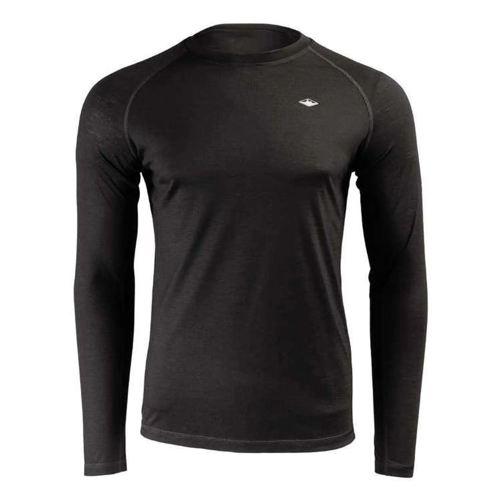 Mountain Designs Men's Merino Long Sleeve Top Black Large