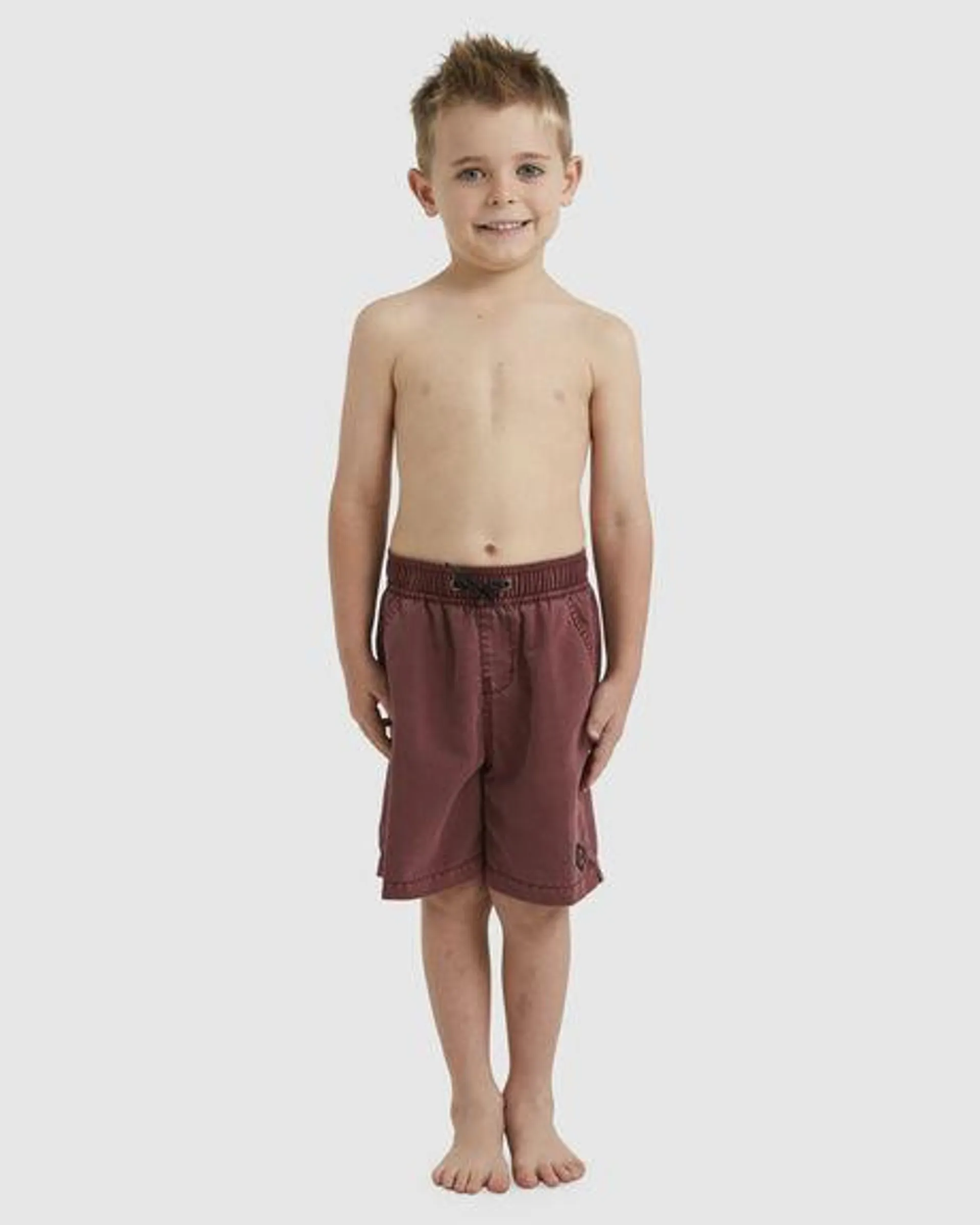 Boys 0-7 All Day Overdye Layback 13Inch Boardshort