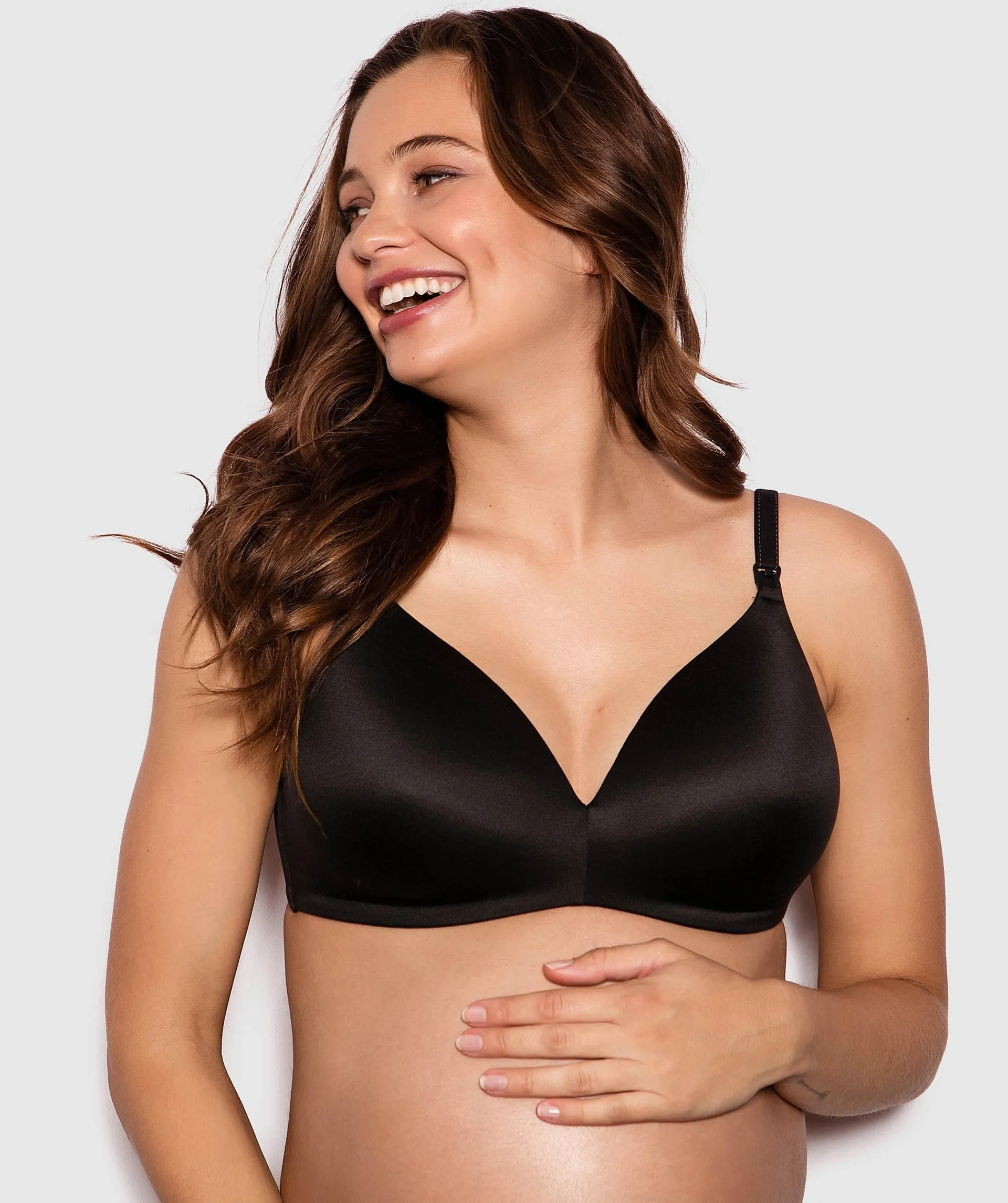 Body Bliss Maternity Wirefree Bra - Black