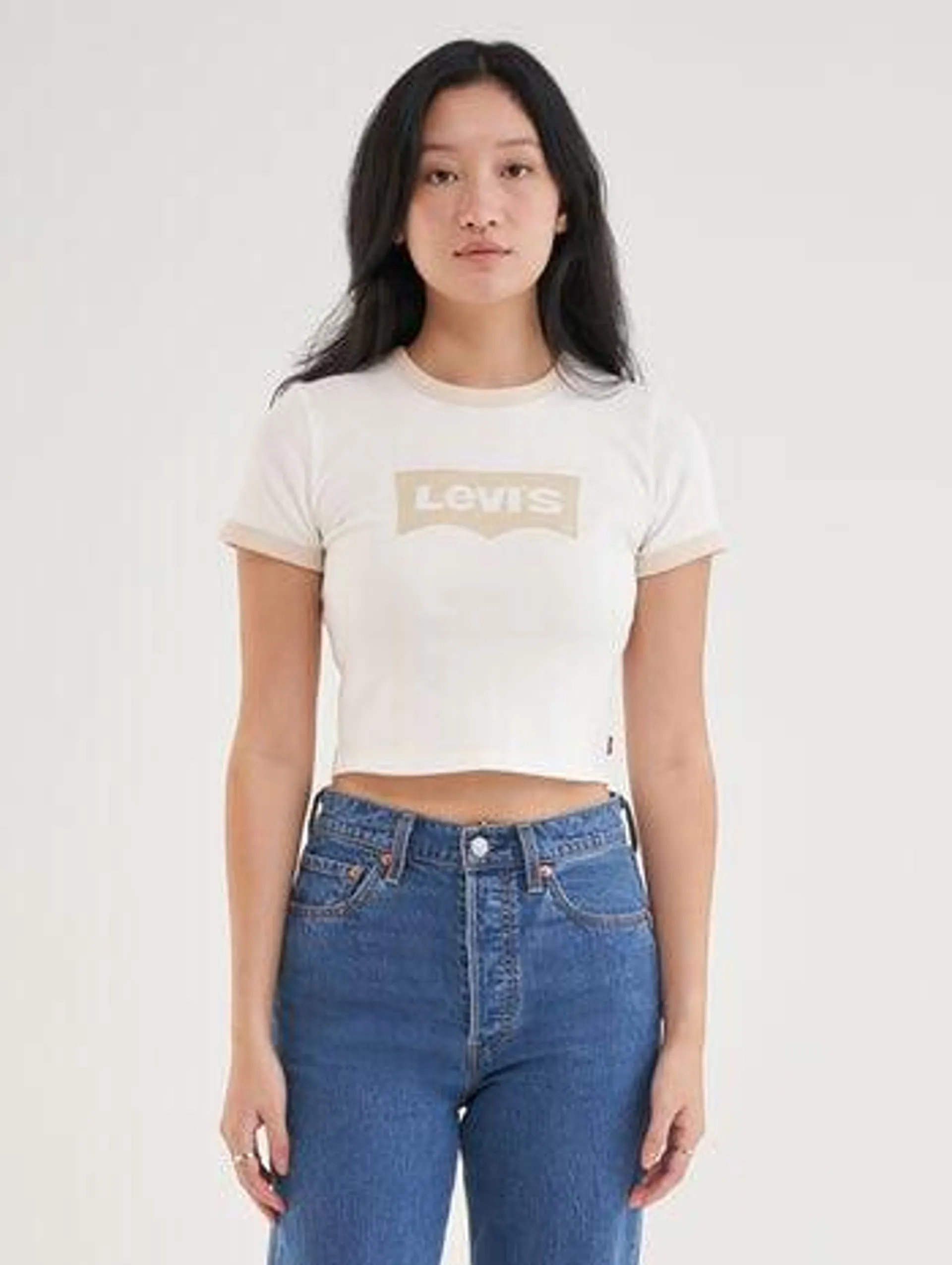 Levi's® Women's Graphic Ringer Mini T-Shirt