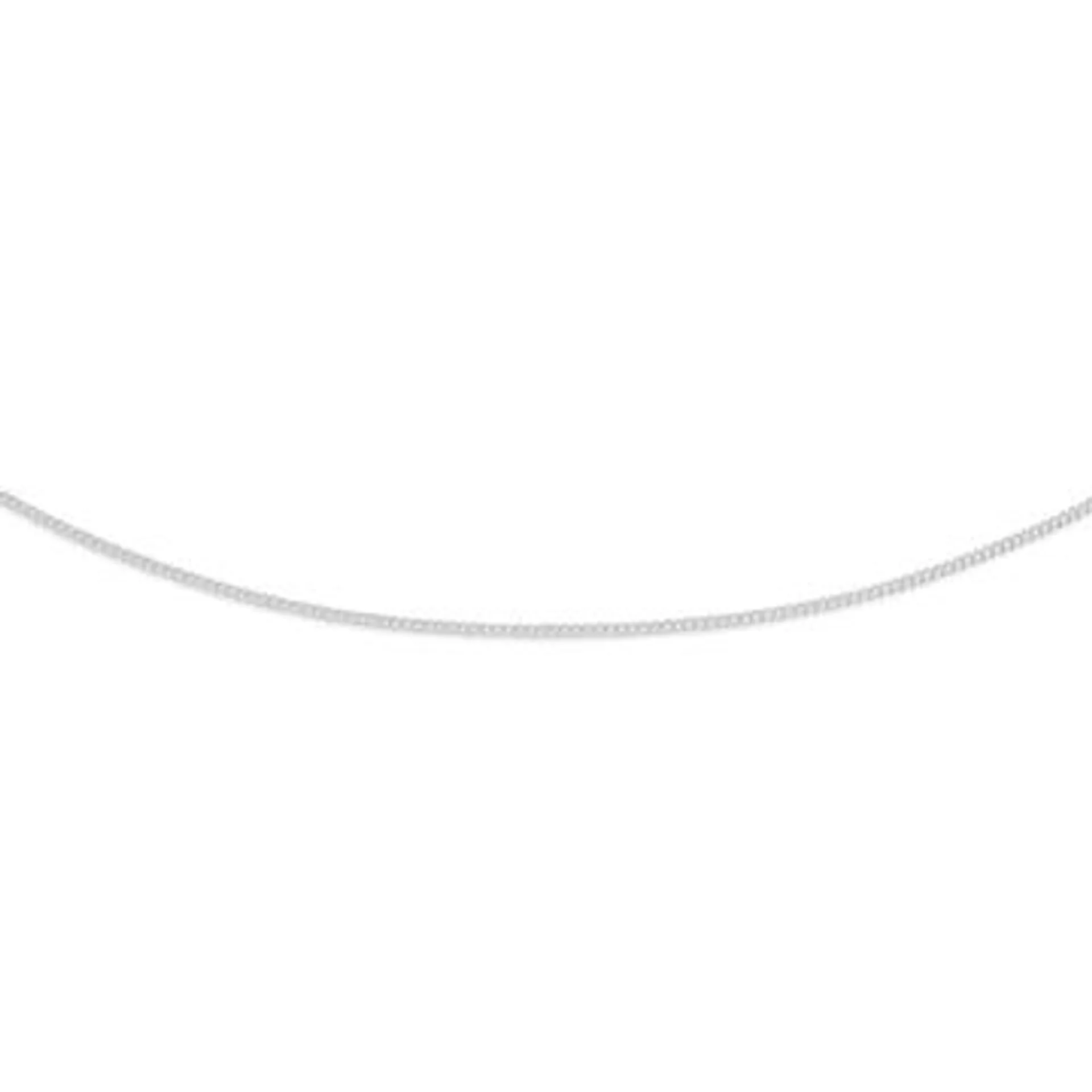 Silver 50cm Curb Chain