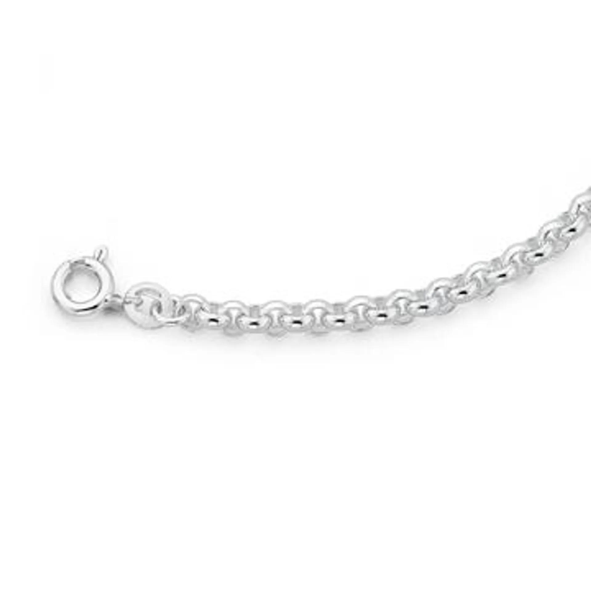 Sterling Silver 19cm Belcher Bracelet