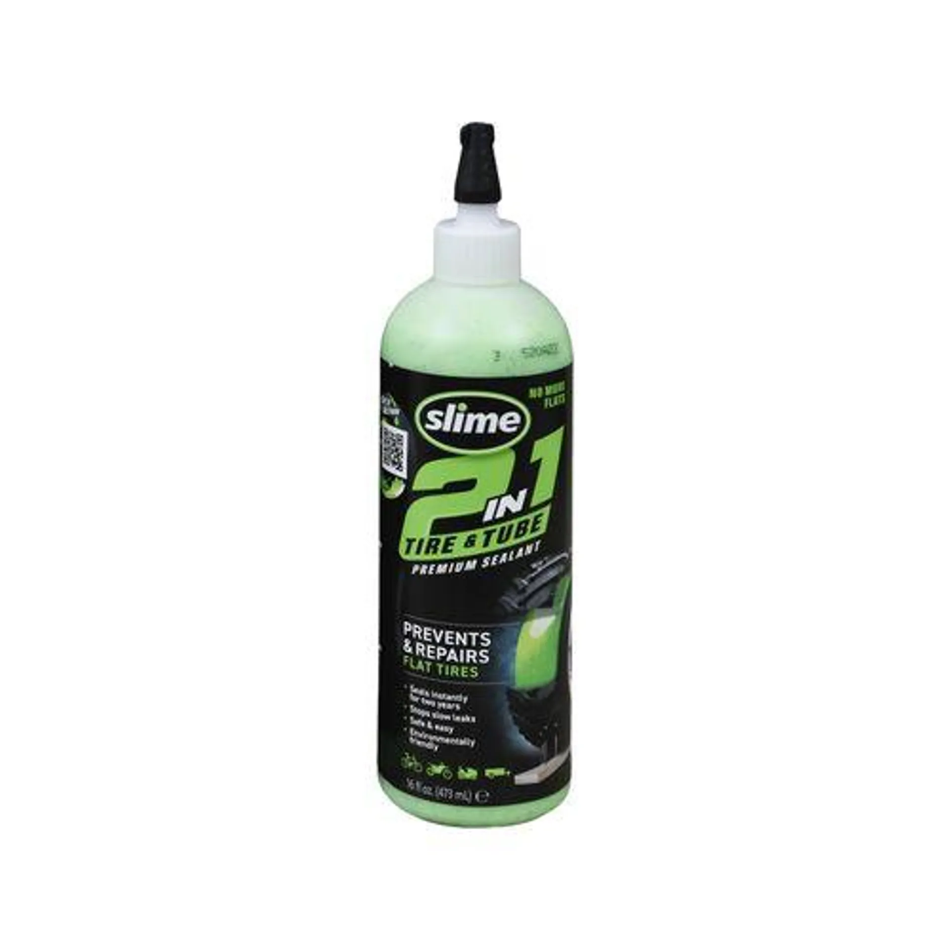 Slime 473ml 2in1 Tyre and Tube Sealant