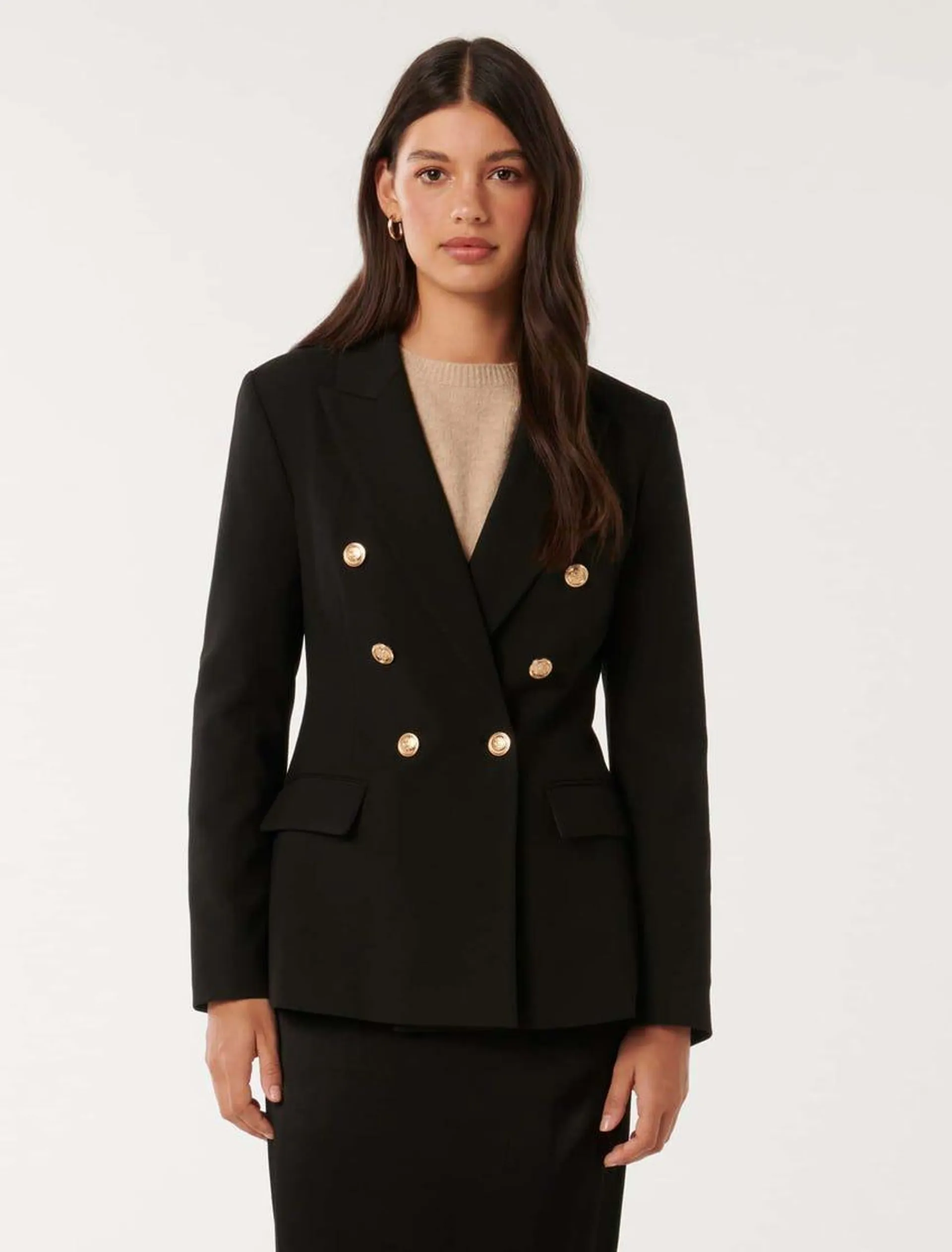 Immie Double-Breasted Blazer