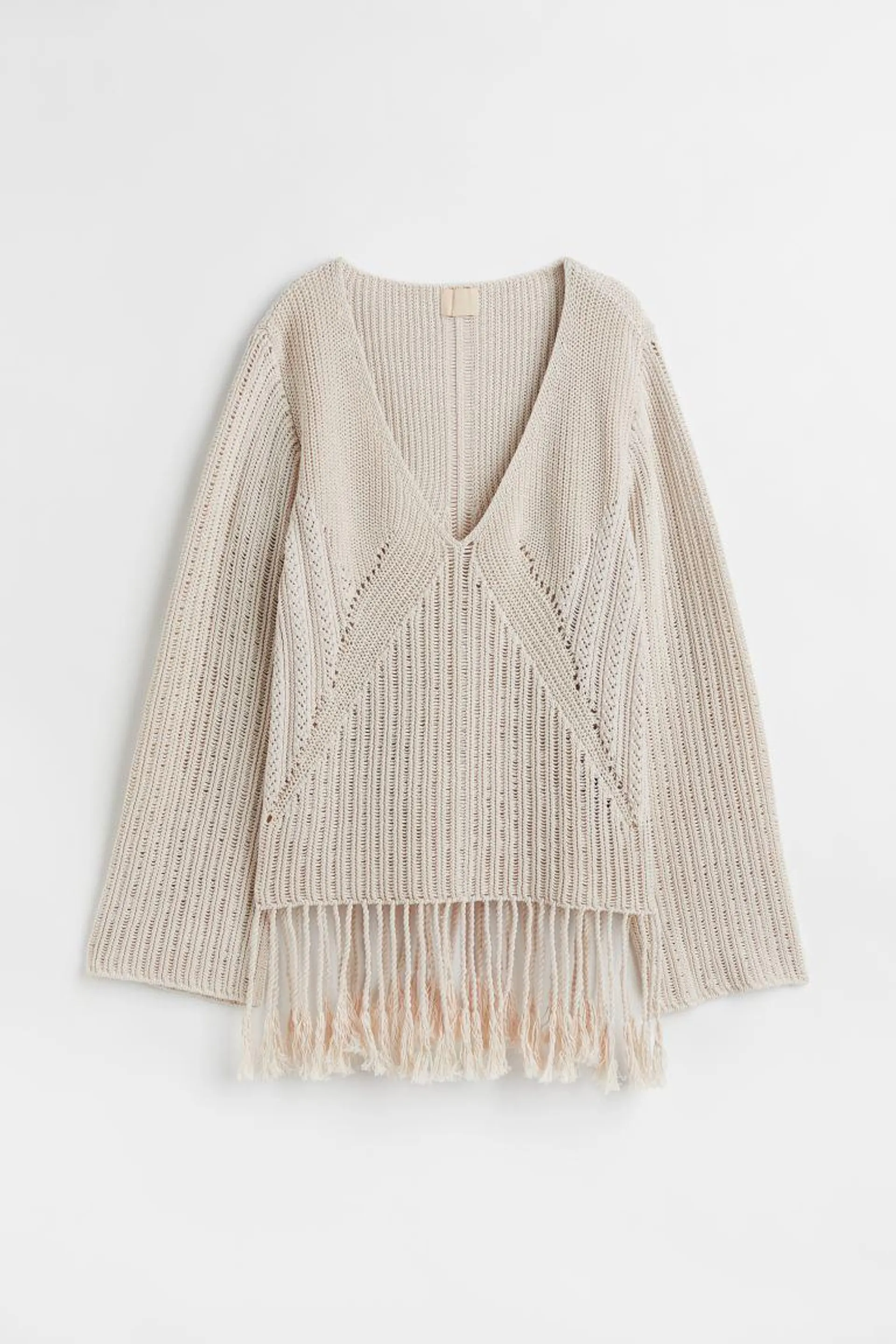 Fringe Hem Sweater