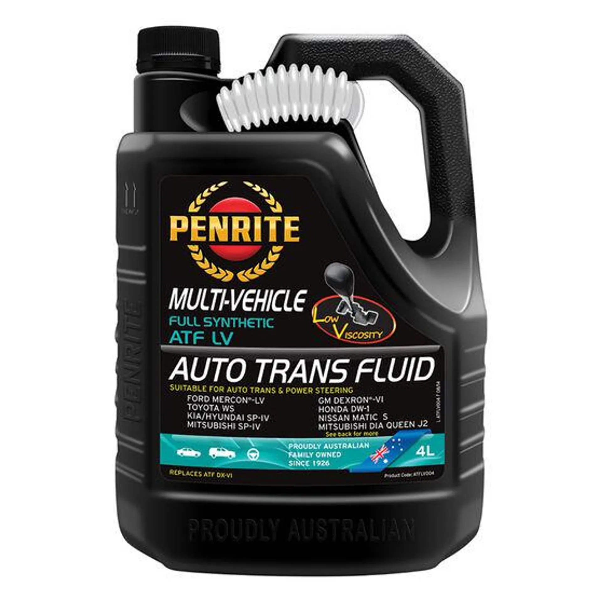 Penrite LV Automatic Transmission Fluid - LV, 4 Litre