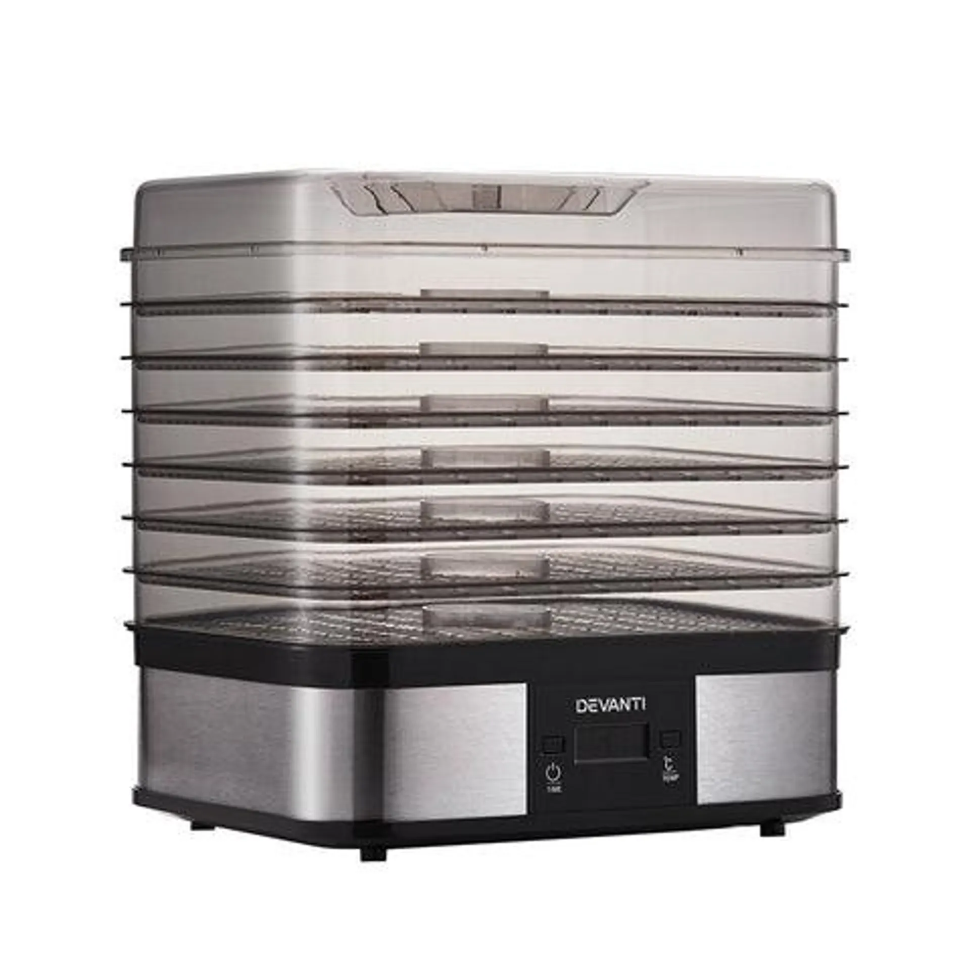 Food Dehydrator with 7 Trays - Silver