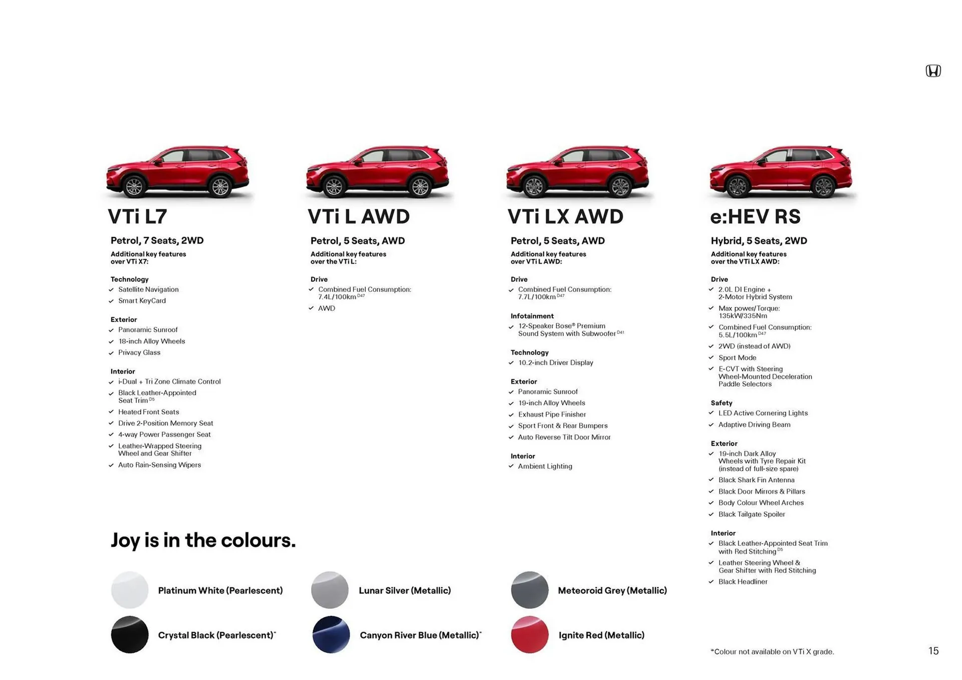 Honda catalogue - Catalogue valid from 4 December to 31 December 2024 - page 15