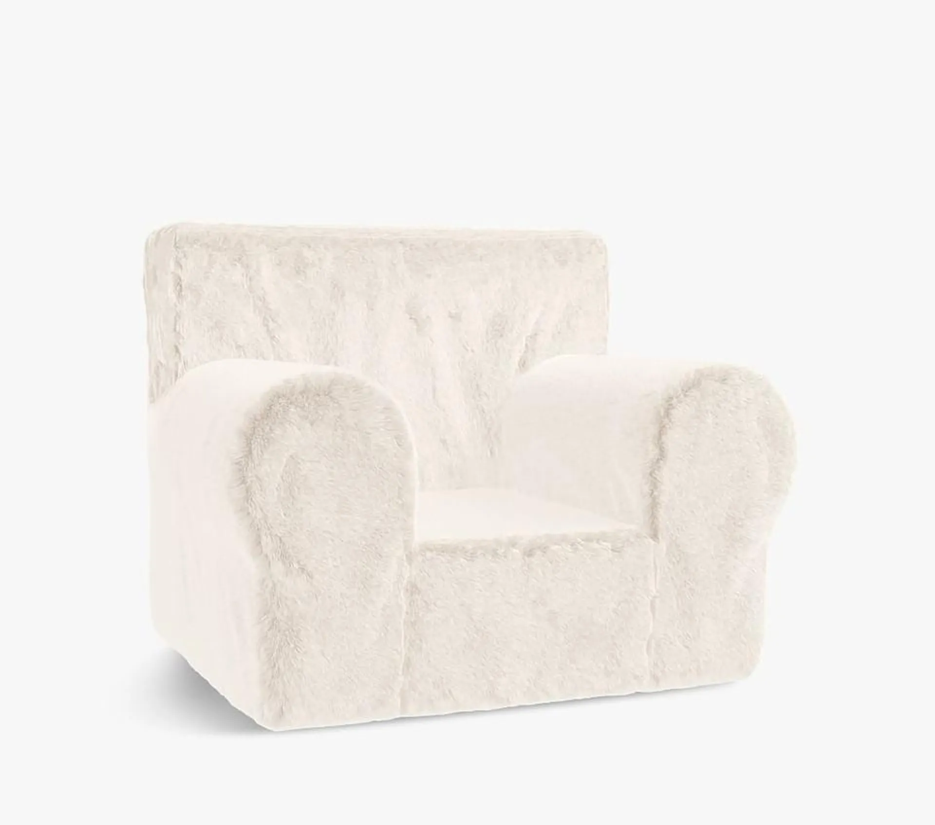 Ivory Fur Anywhere Chair