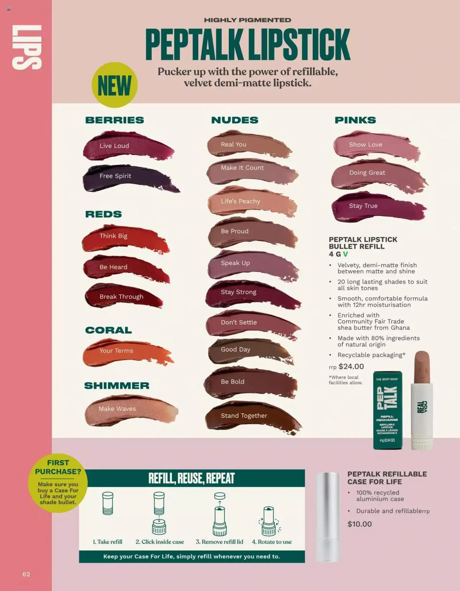 The Body Shop Catalogue Changemaking Beauty - Catalogue valid from 15 February to 31 December 2023 - page 62