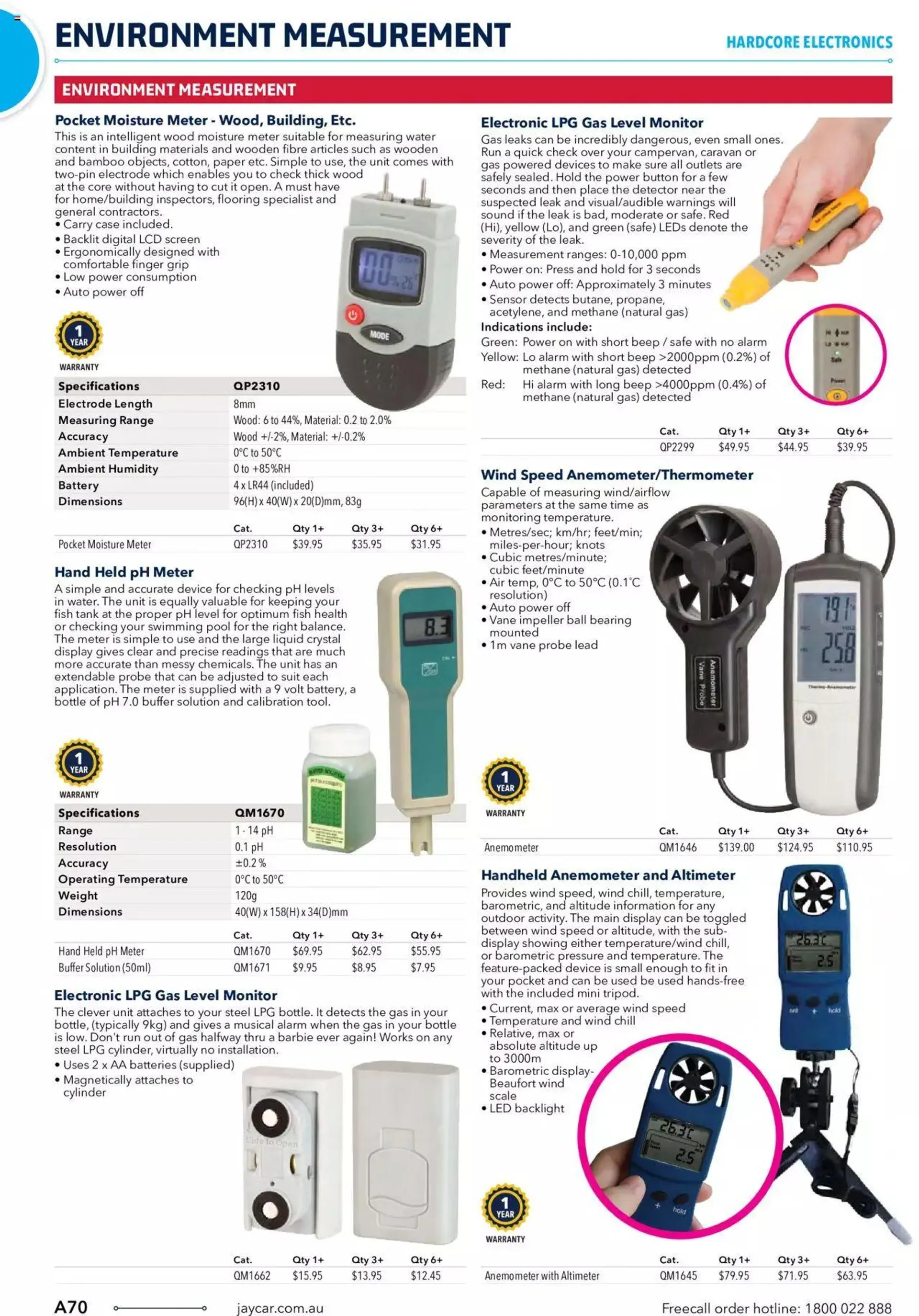 Jaycar Engineering And Scientific Catalogue Back - Catalogue valid from 27 October to 31 January 2024 - page 70