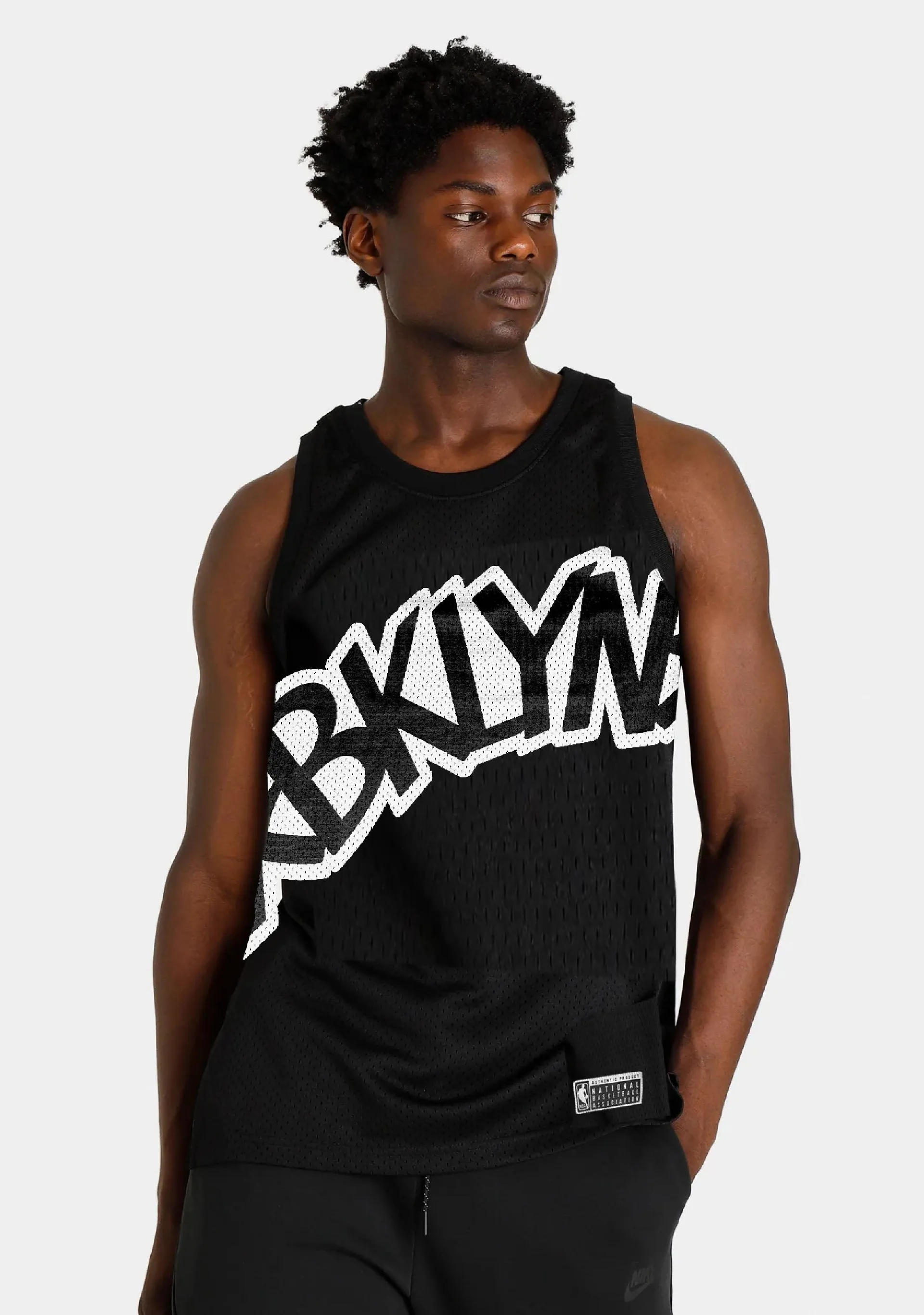 NBA Mens Brooklyn Nets Mesh Jersey 7K2M17AA7-NYN