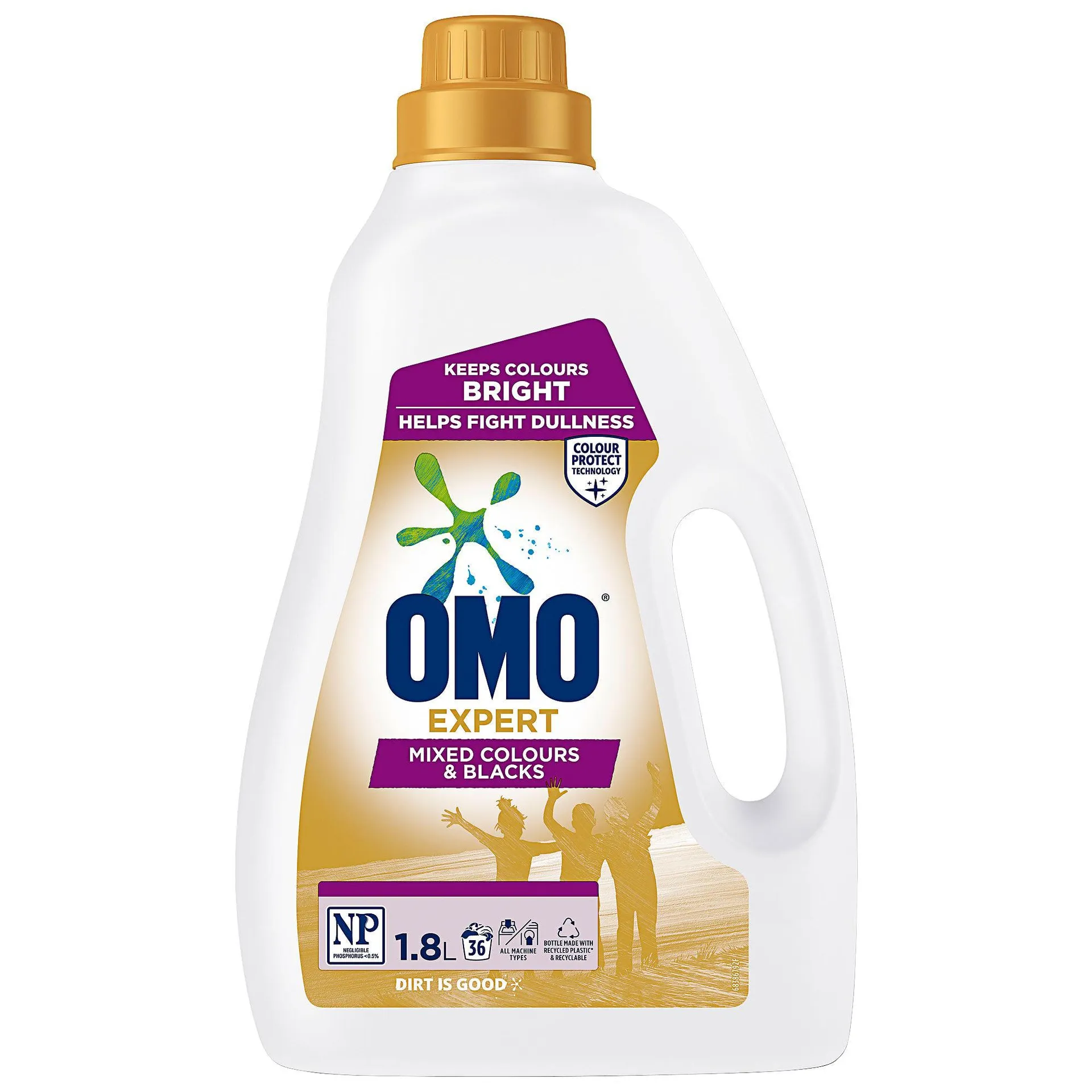OMO Mixed Colours & Black Laundry Liquid 1.8L