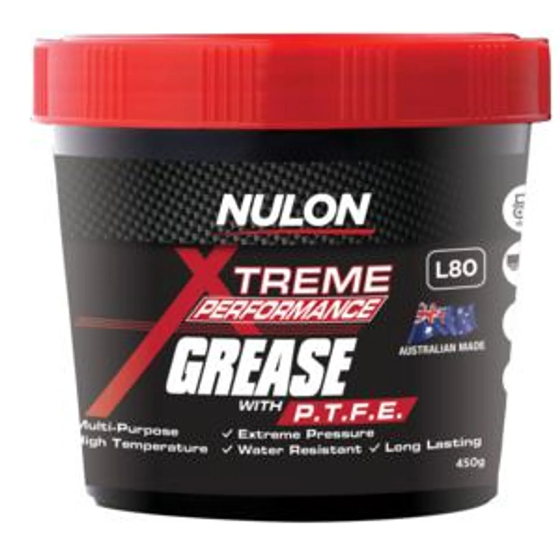 Nulon Xtreme Performance L80 Grease Tub with PTFE 450g - L80-T