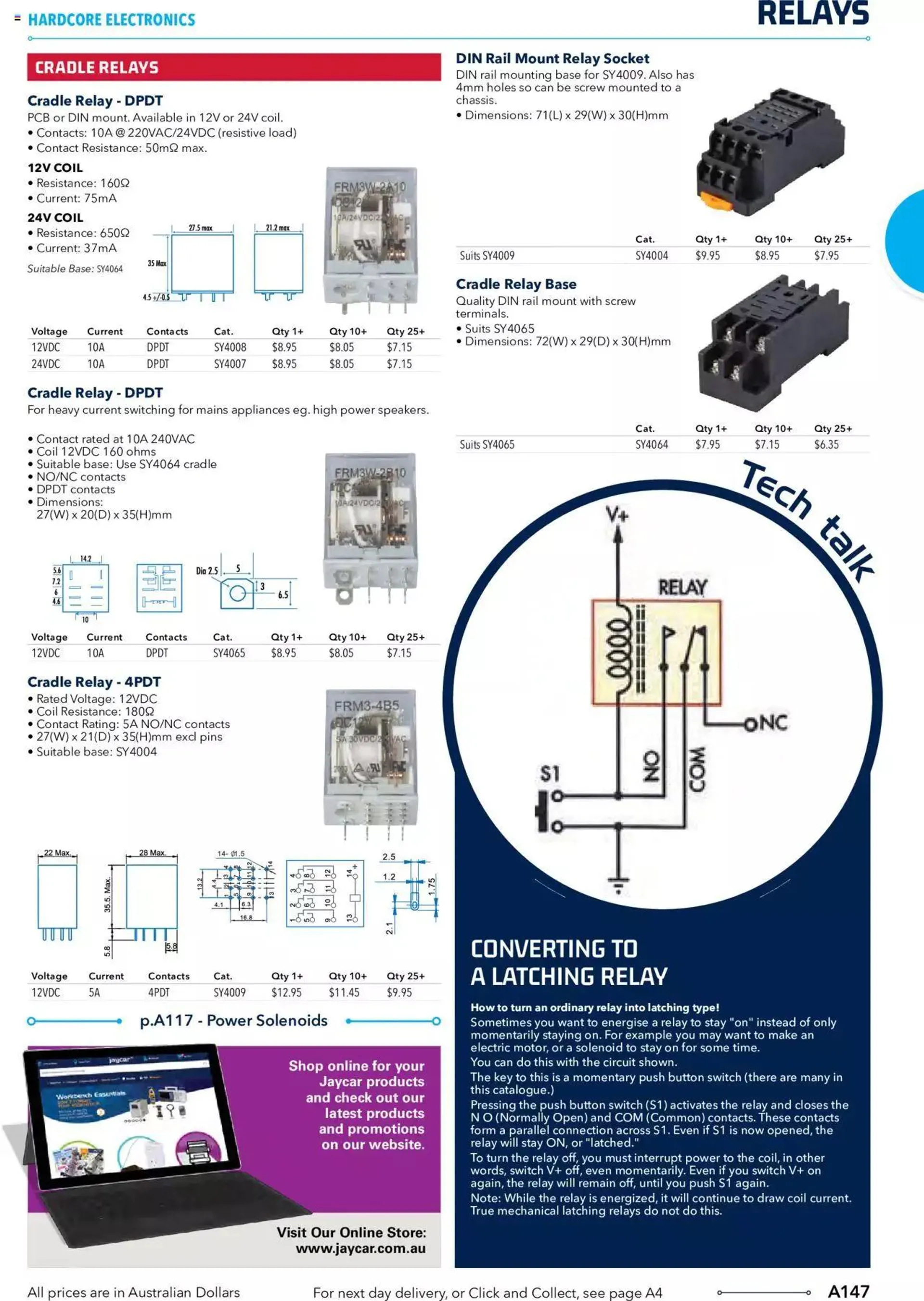 Jaycar Engineering And Scientific Catalogue Back - Catalogue valid from 27 October to 31 January 2024 - page 147