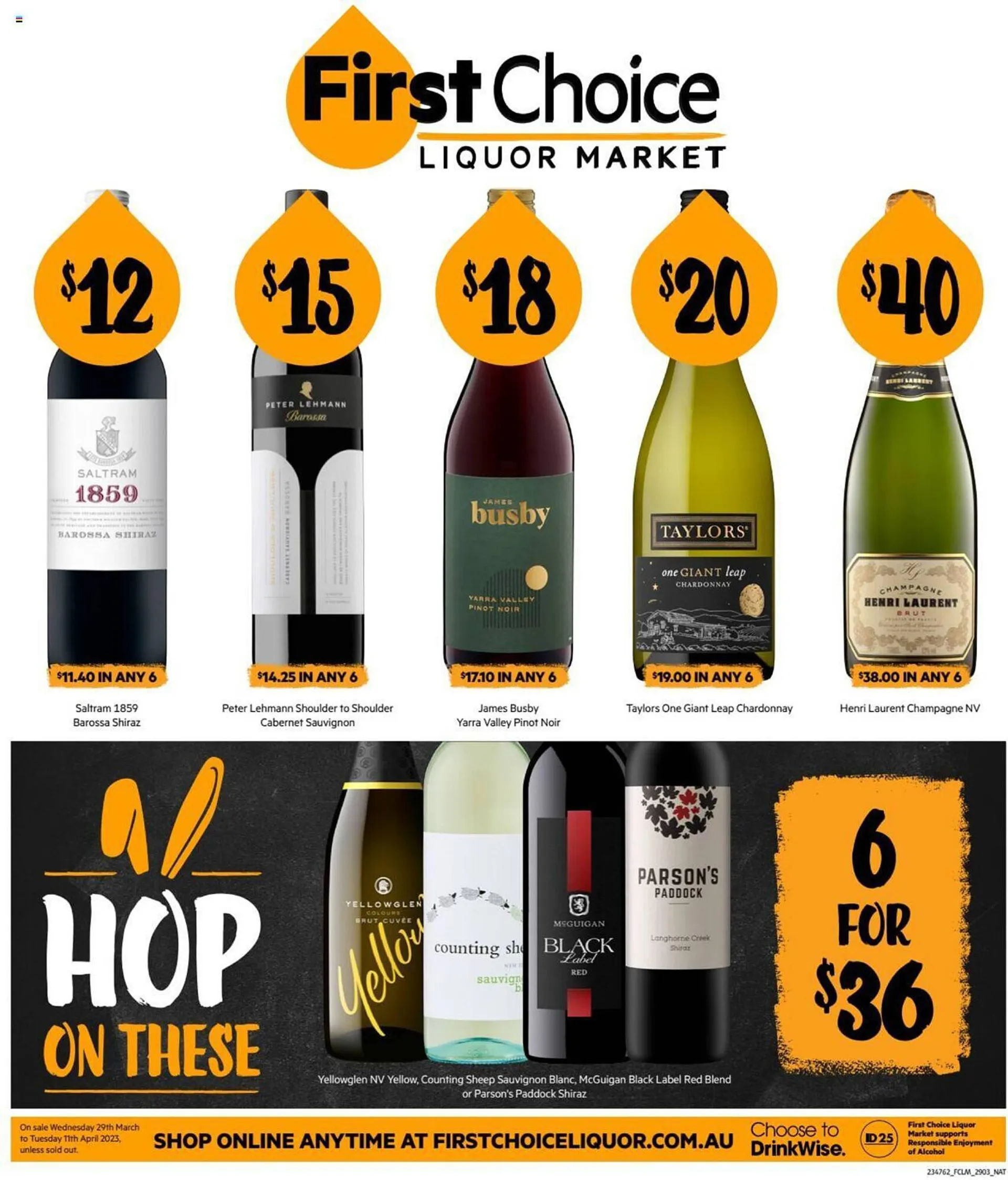 First Choice Liquor catalogue - 1