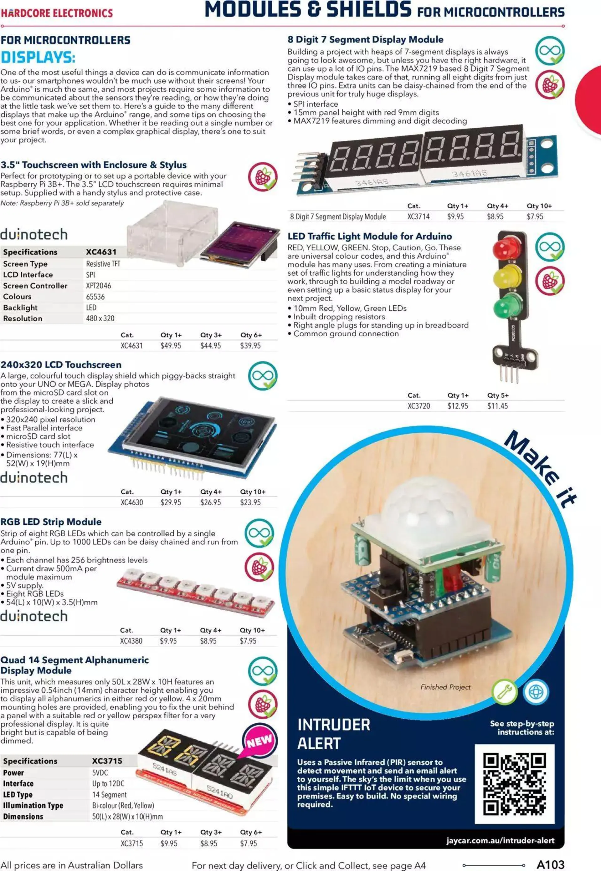 Jaycar Engineering And Scientific Catalogue Back - Catalogue valid from 27 October to 31 January 2024 - page 103