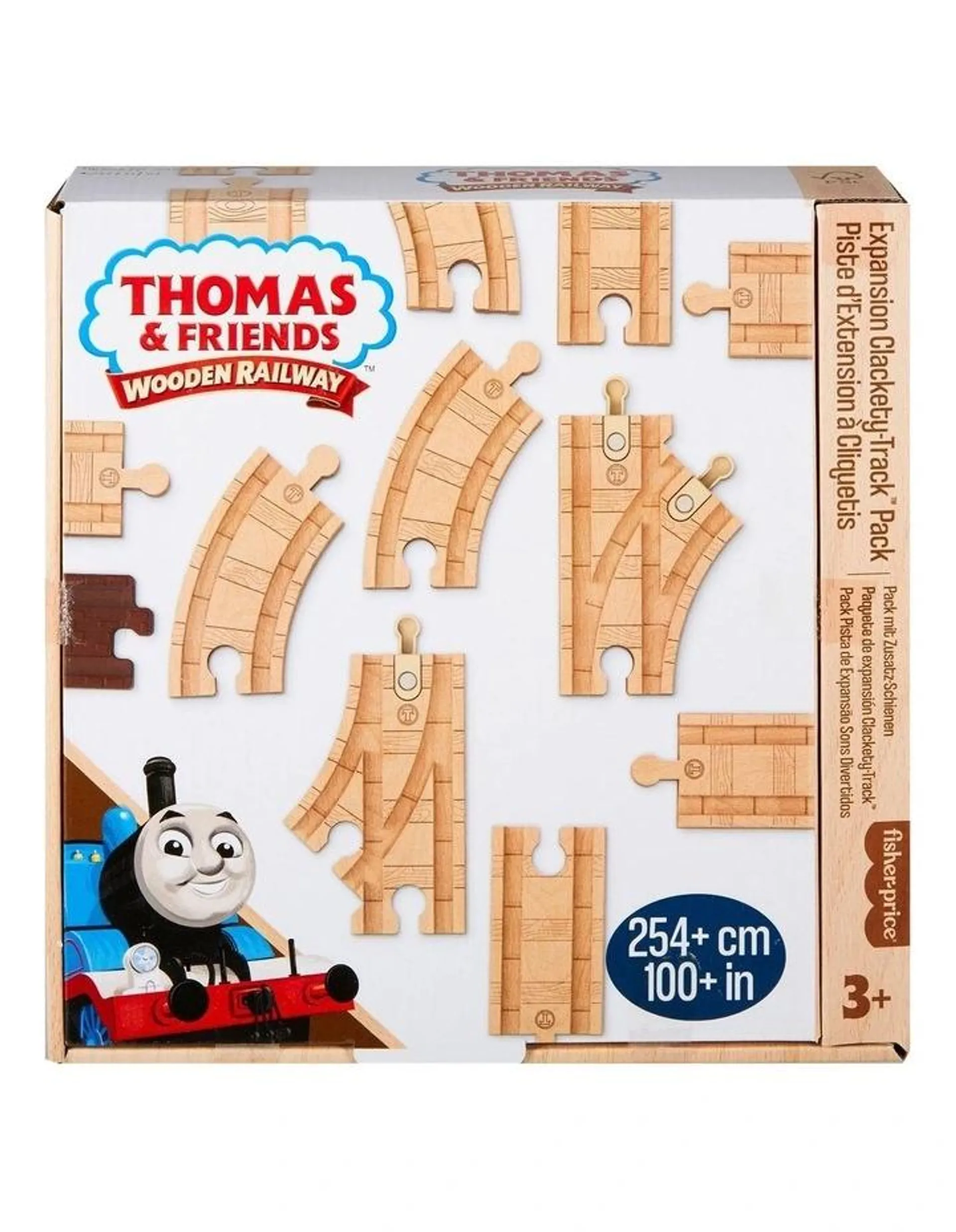 Wooden Railway Expansion Clackety Track Pack